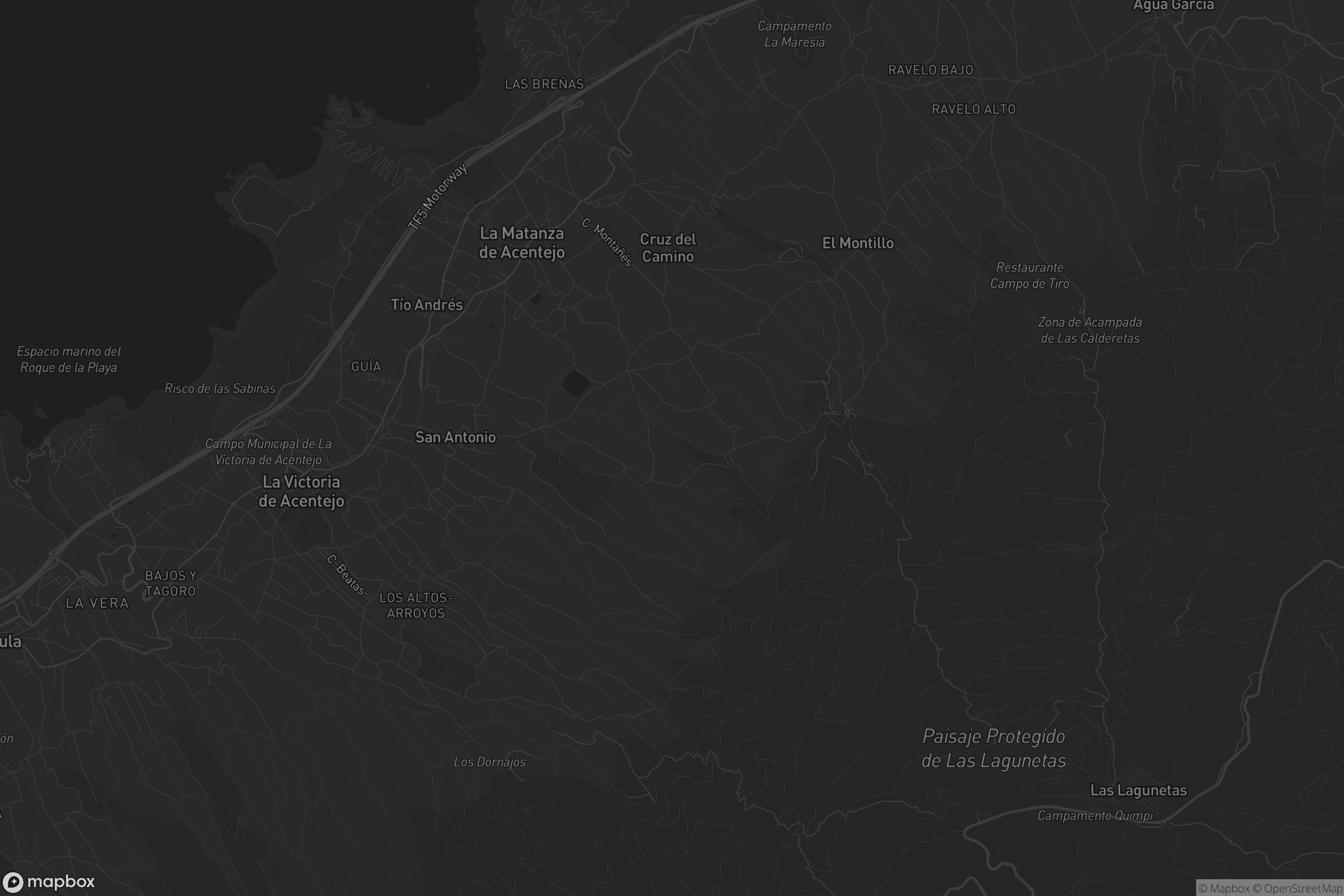 Mapa de La Matanza de Acentejo