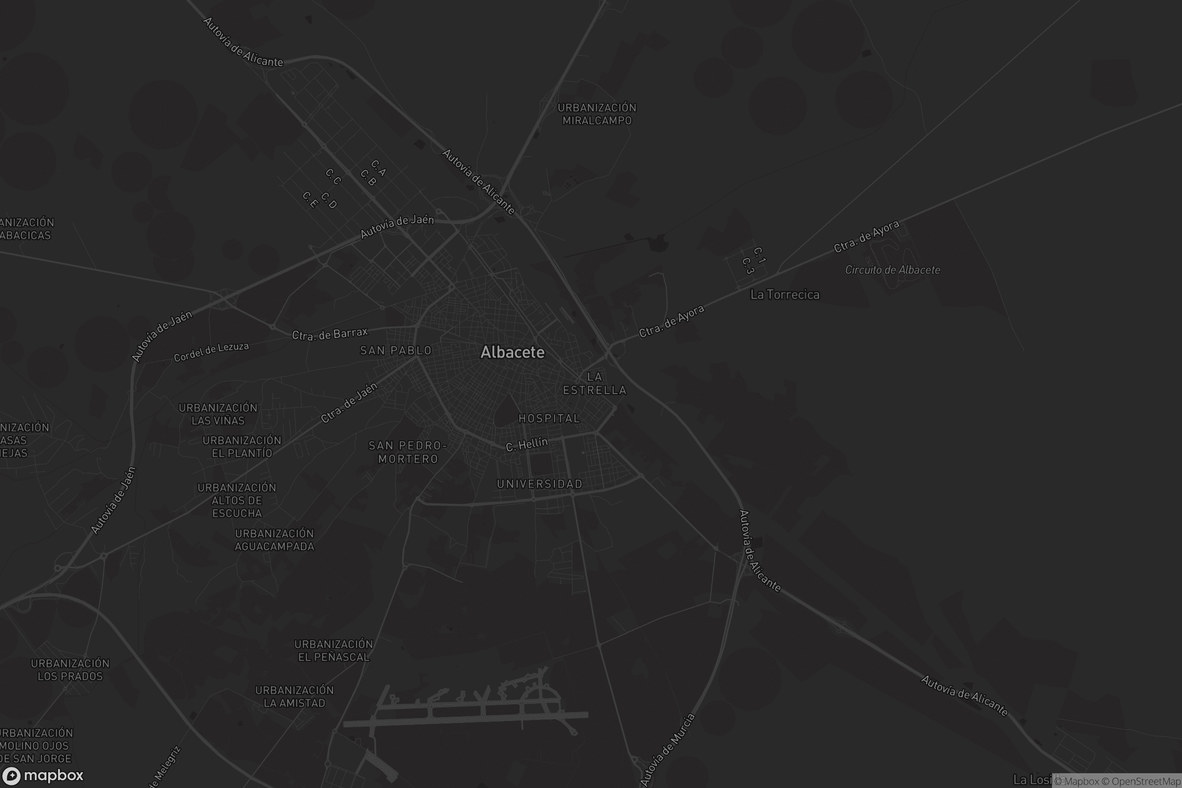 Mapa de La Milagrosa