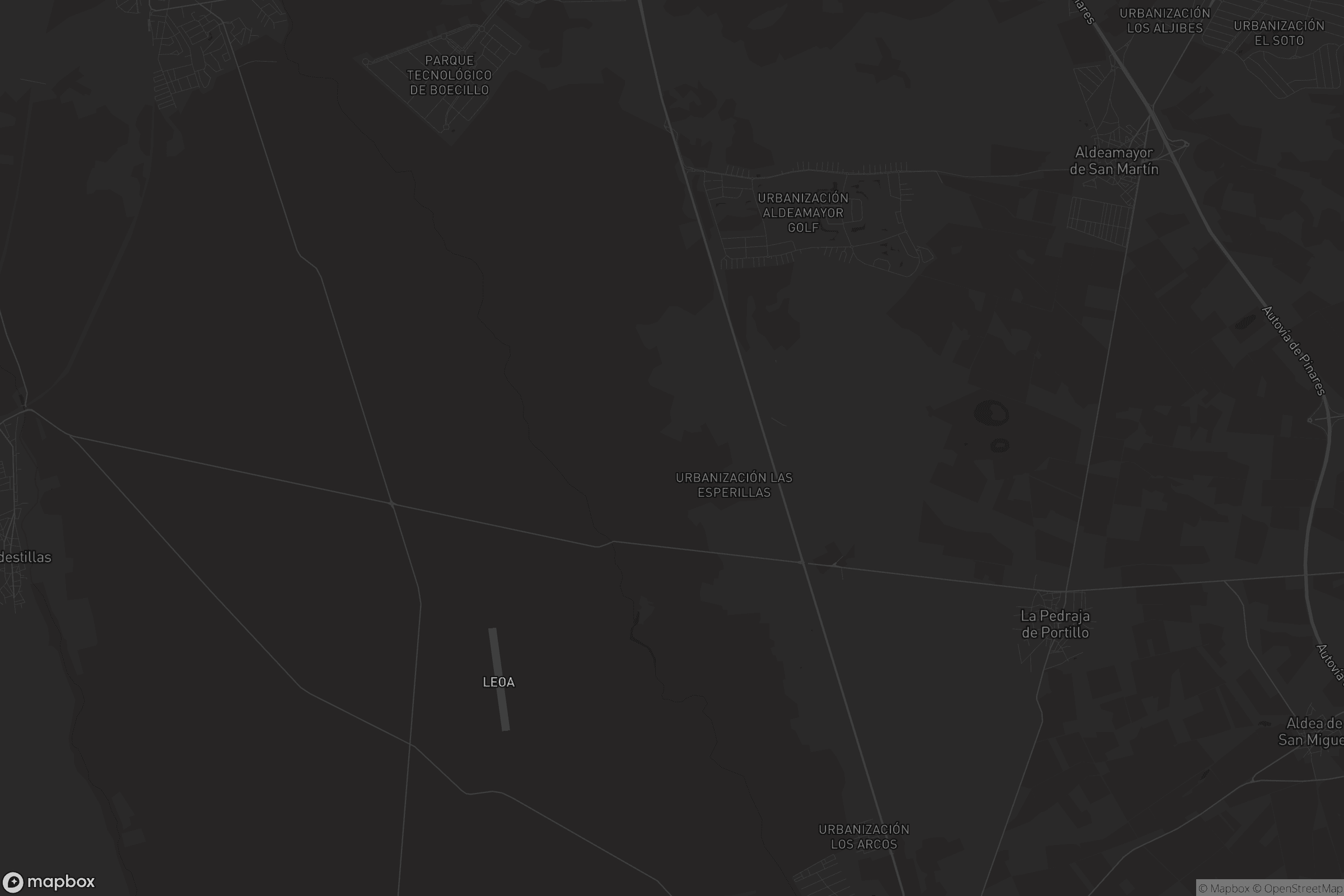 Mapa de La Pedraja de Portillo