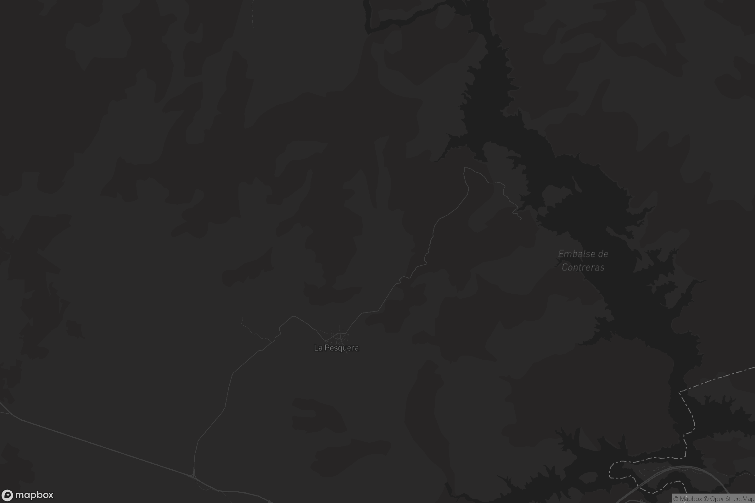 Mapa de La Pesquera