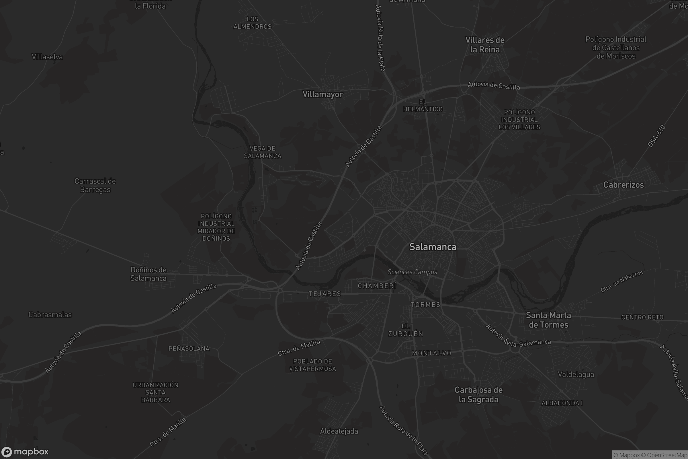 Mapa de La Platina