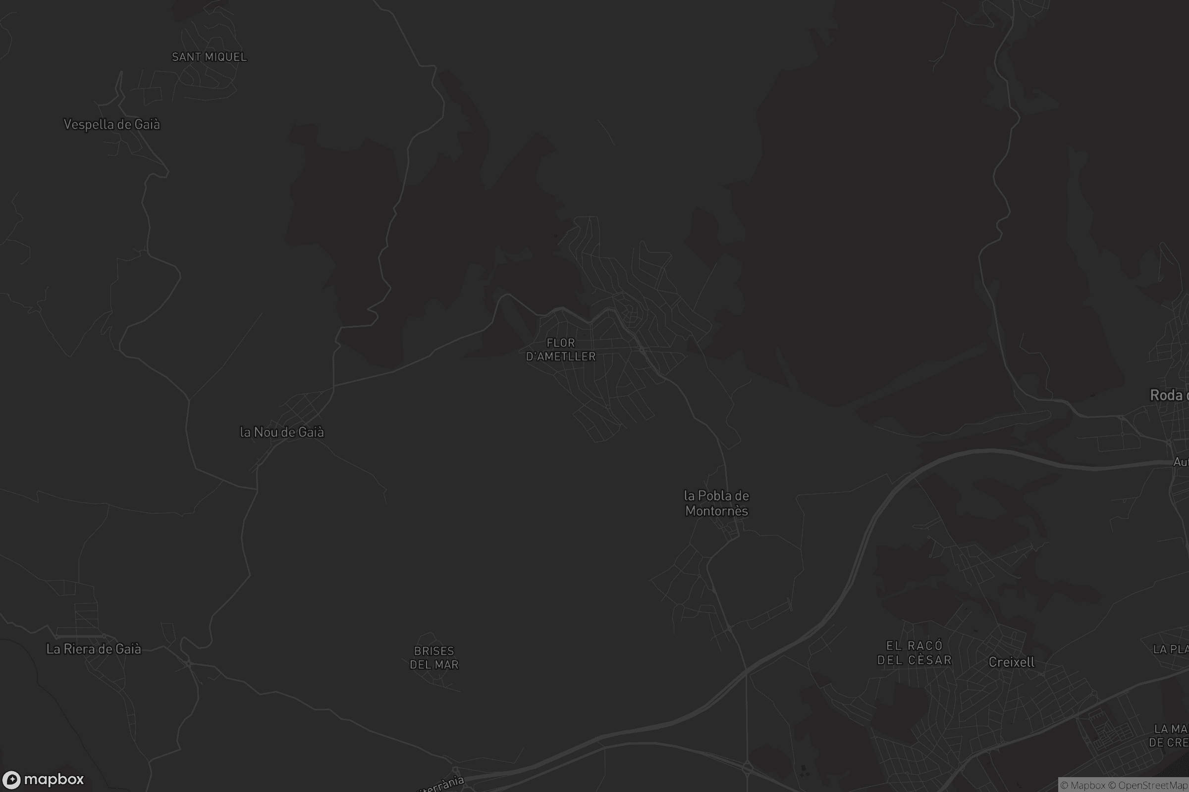 Mapa de la Pobla de Montornès