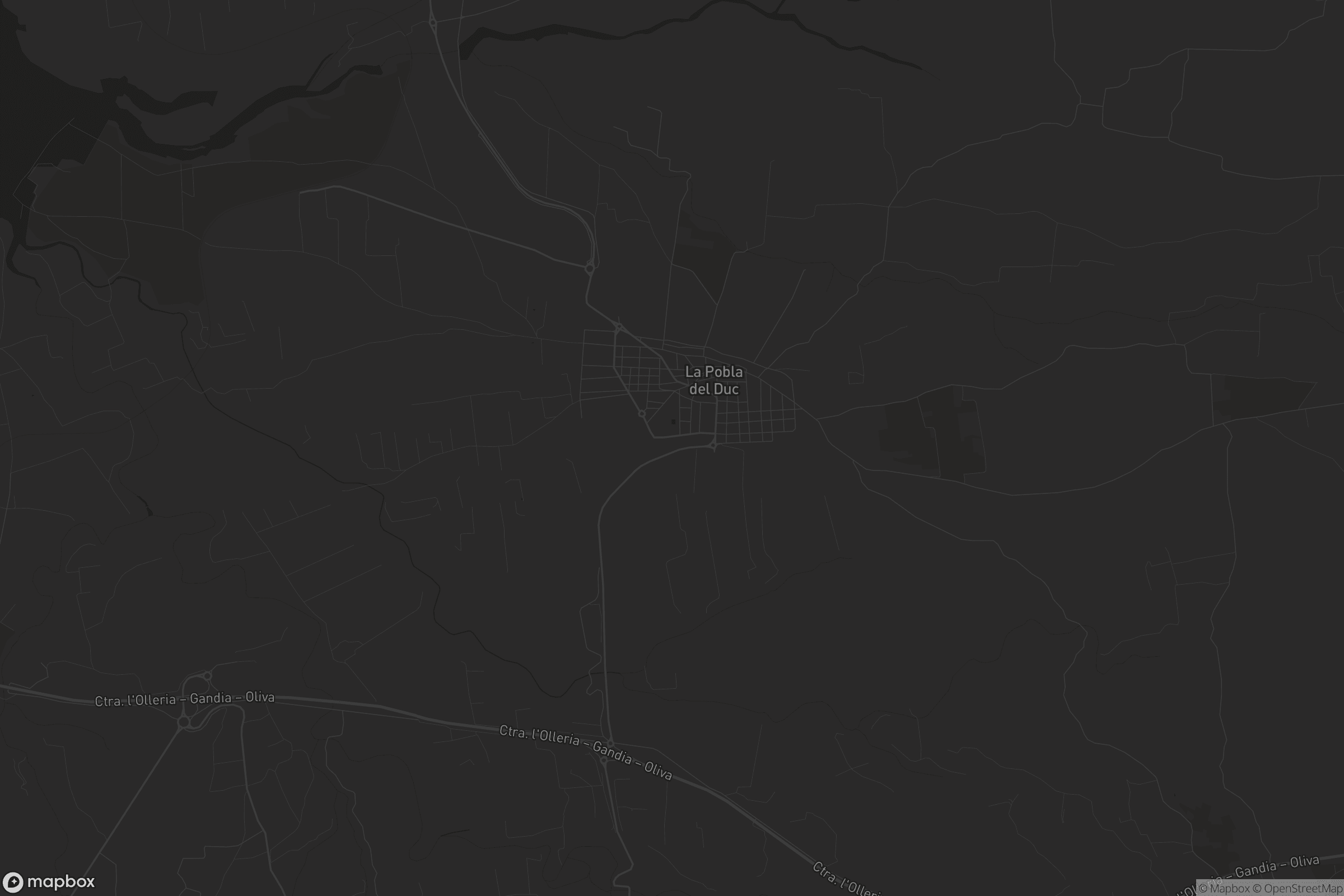Mapa de la Pobla del Duc