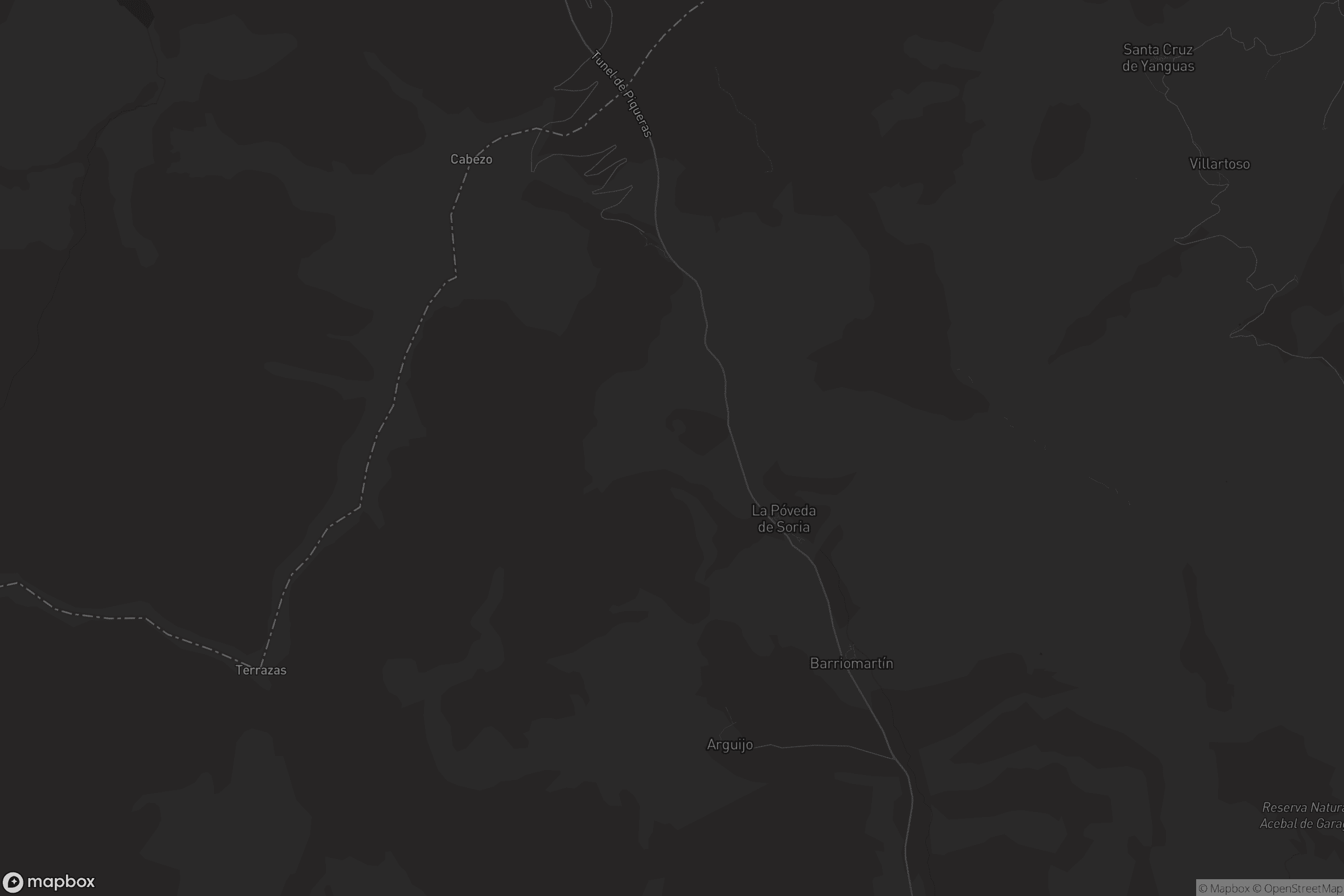 Mapa de La Póveda de Soria