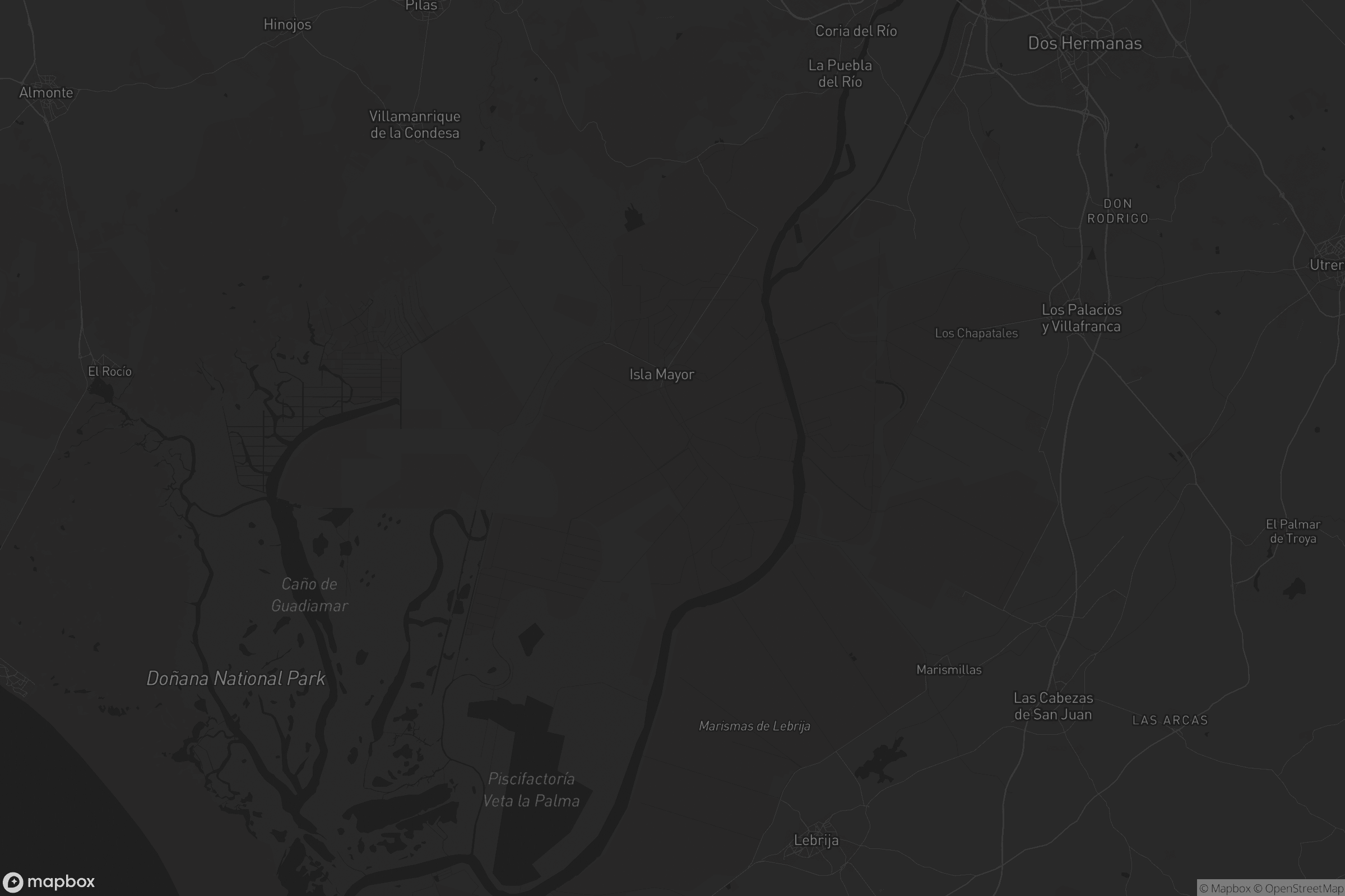 Mapa de La Puebla del Río