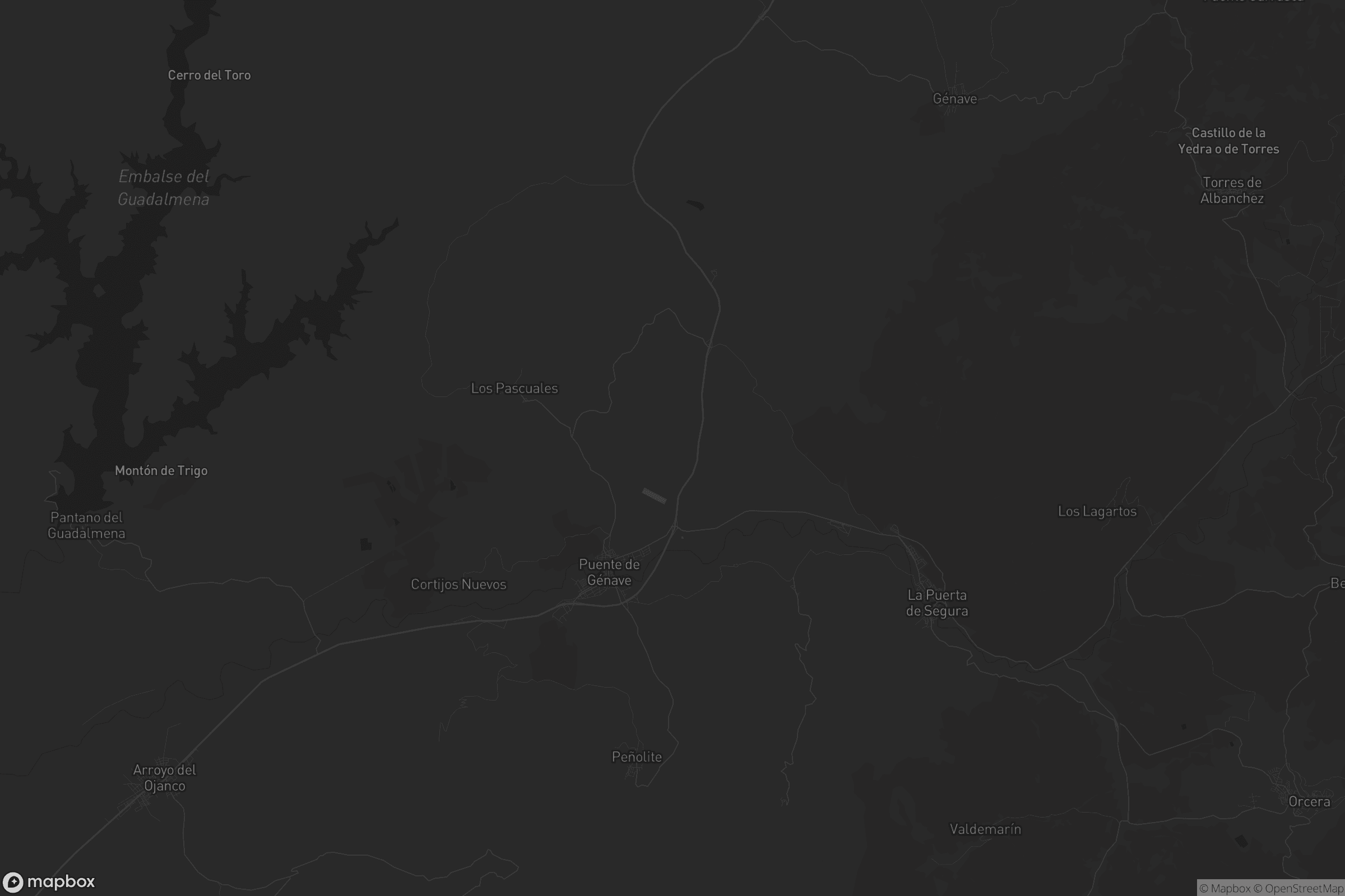 Mapa de La Puerta de Segura