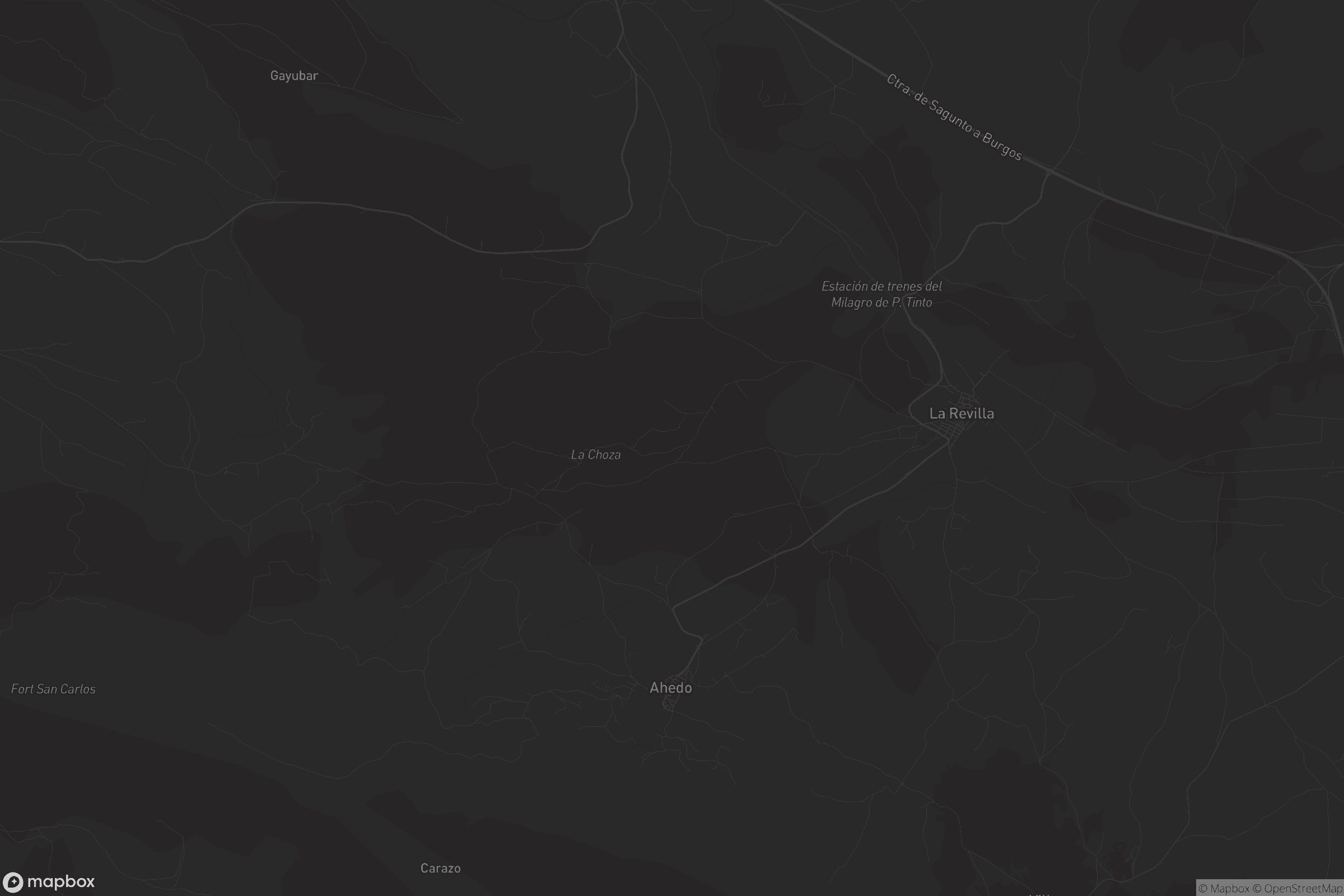 Mapa de La Revilla y Ahedo