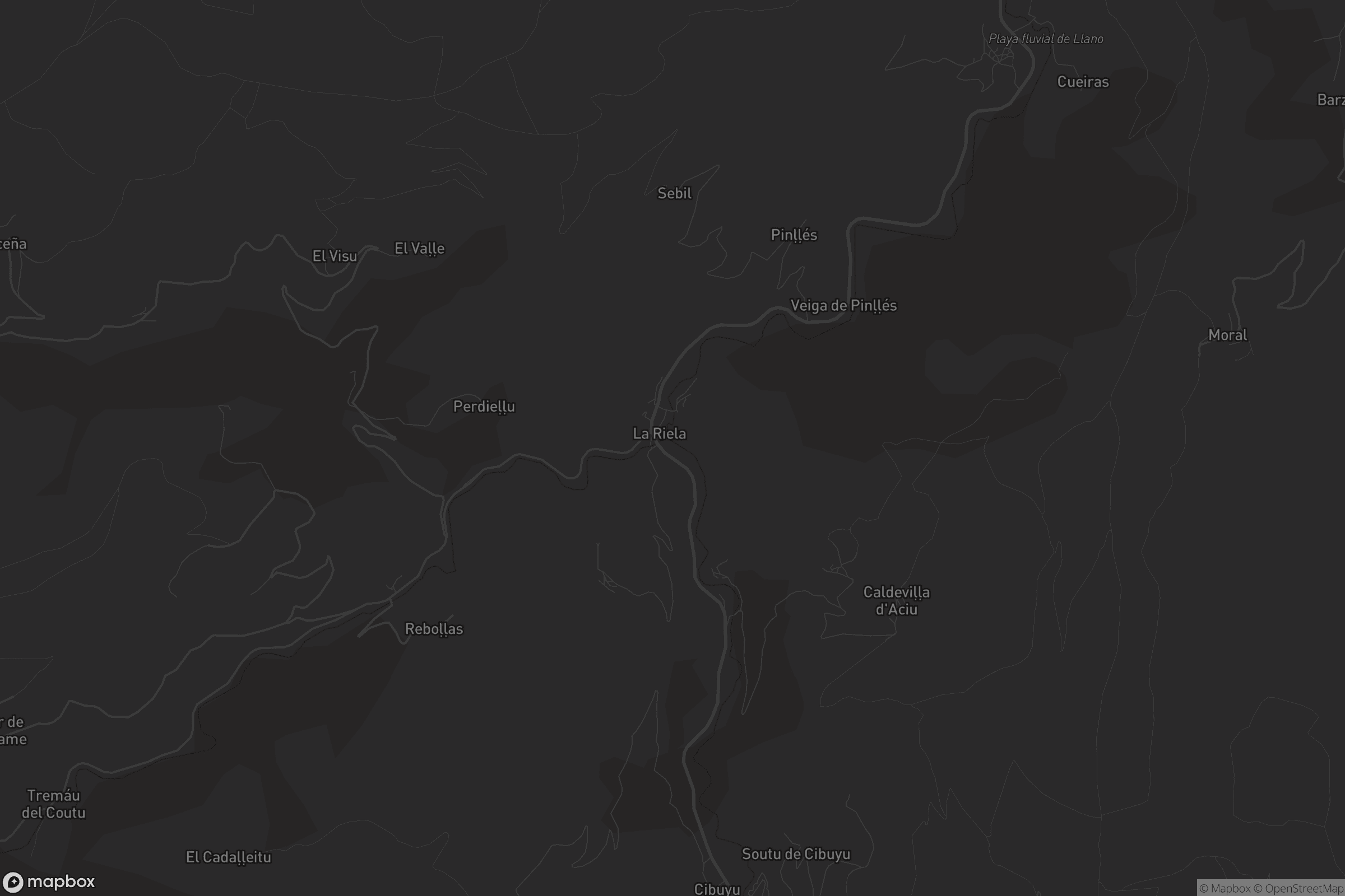 Mapa de La Riela