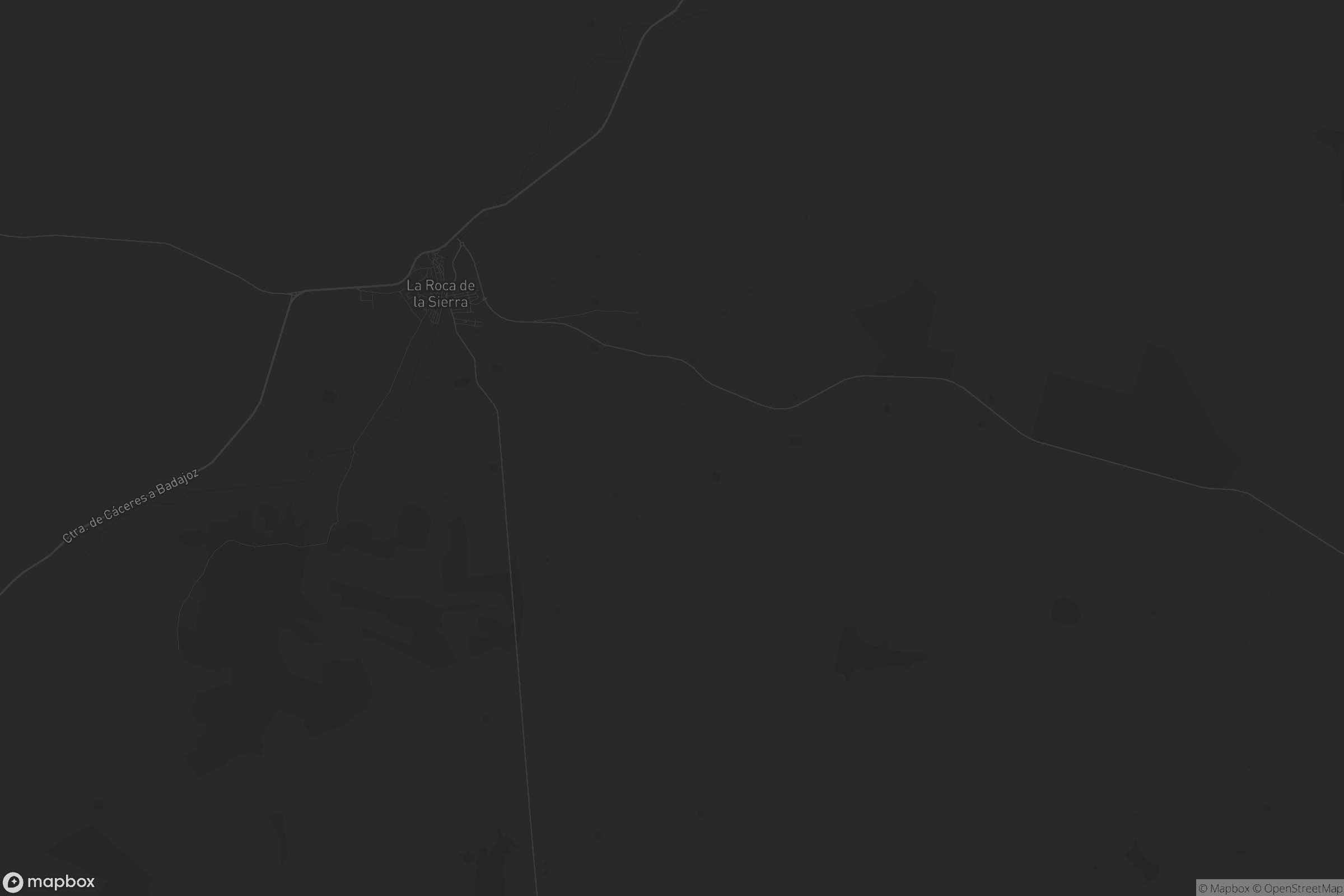 Mapa de La Roca de la Sierra