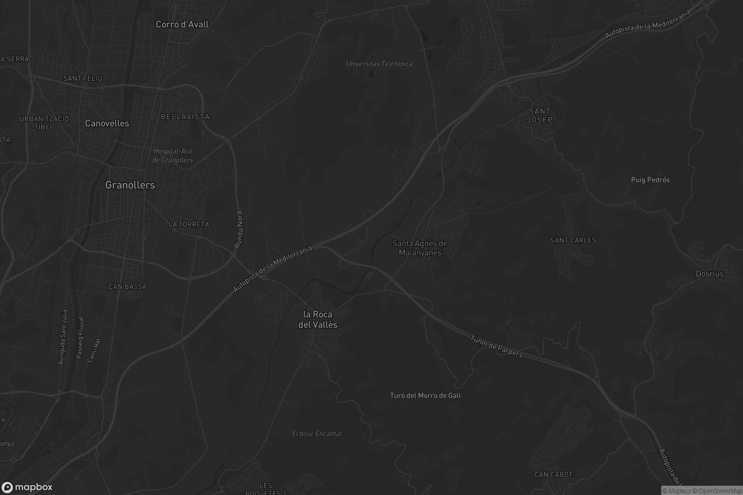 Mapa de la Roca del Vallès