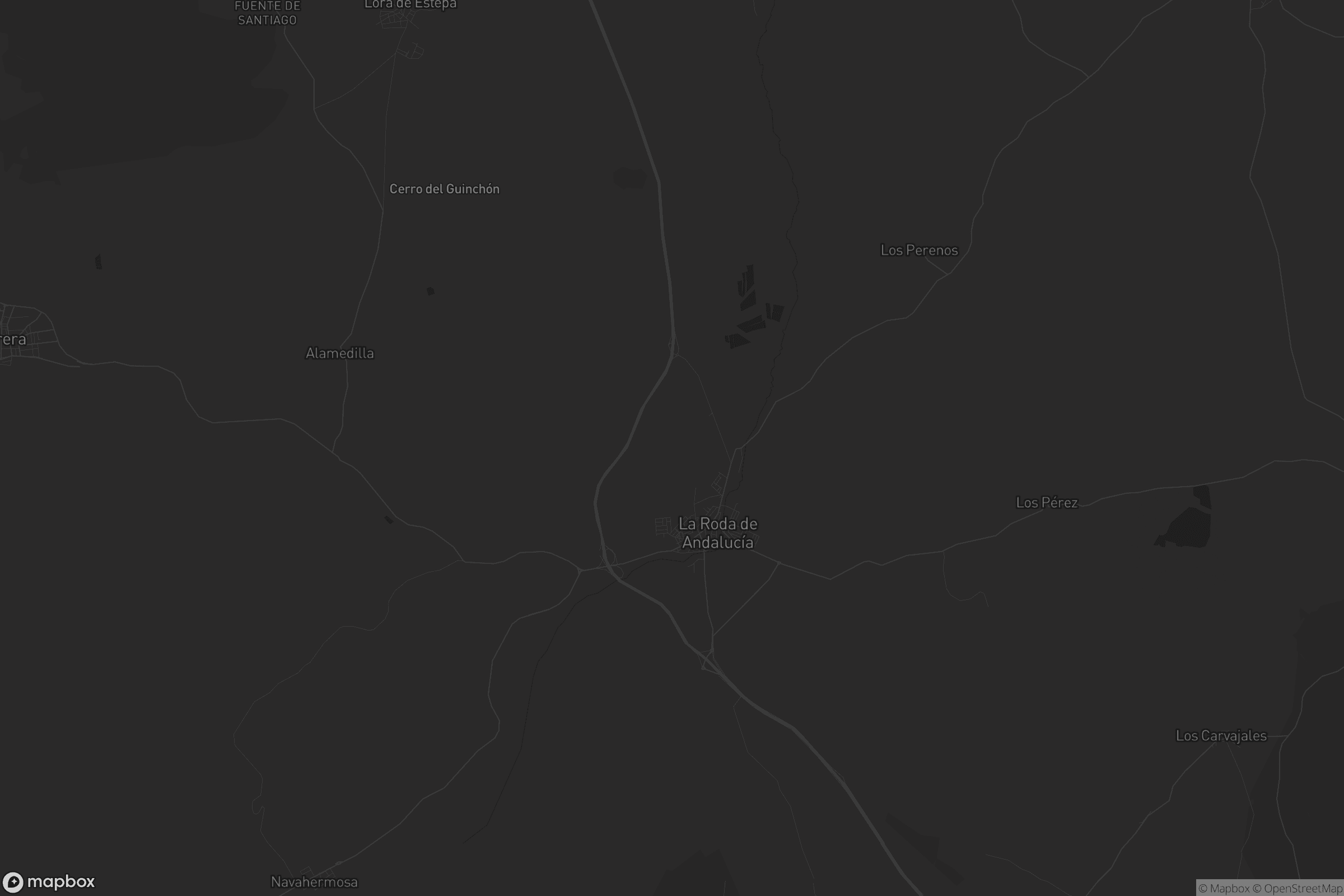 Mapa de La Roda de Andalucía