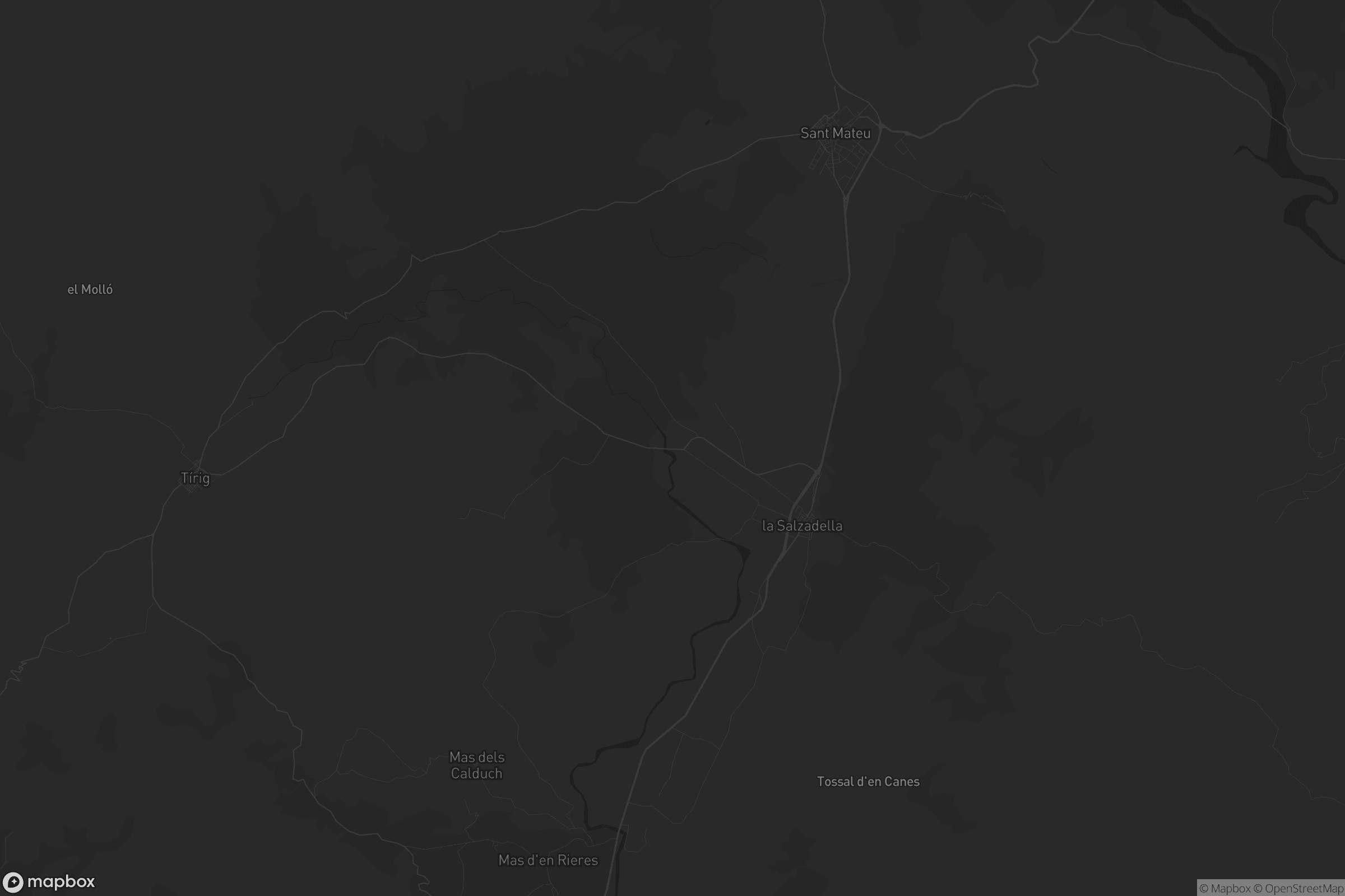 Mapa de la Salzadella