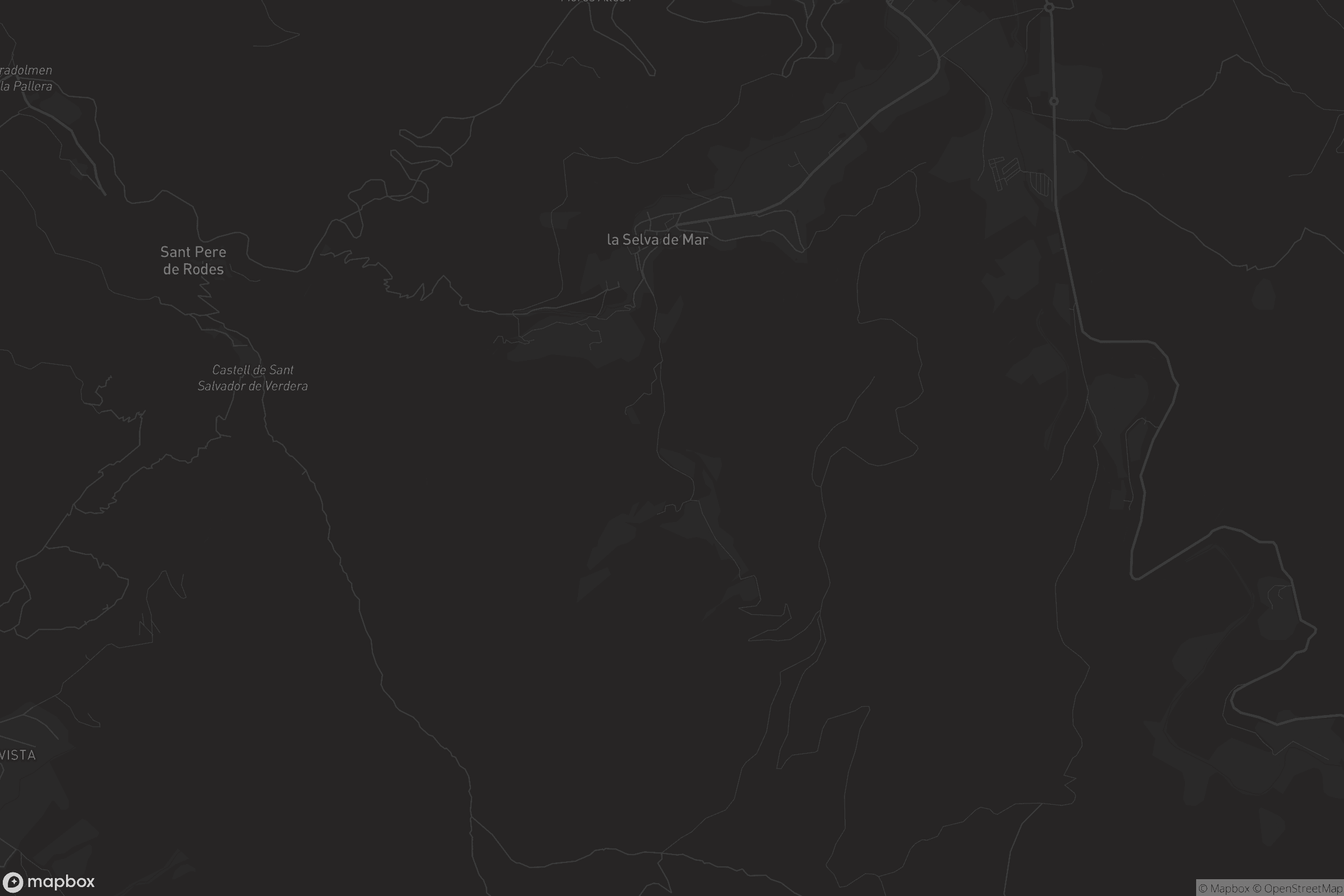Mapa de la Selva de Mar