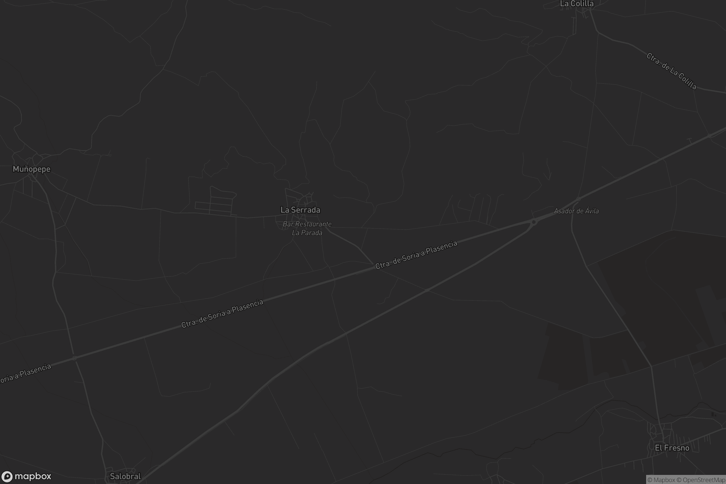 Mapa de La Serrada