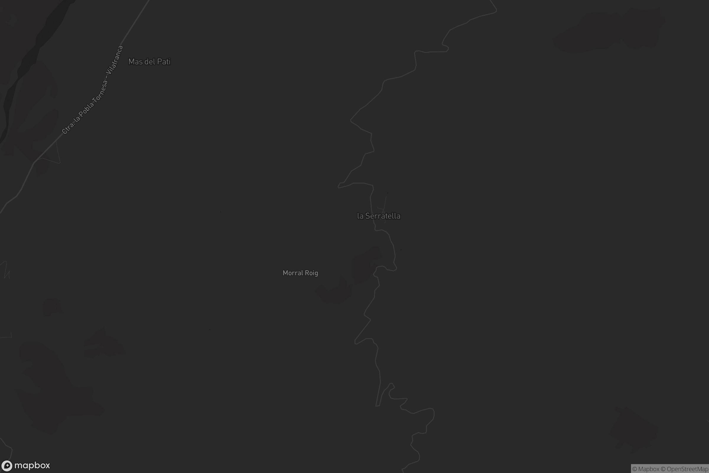 Mapa de la Serratella