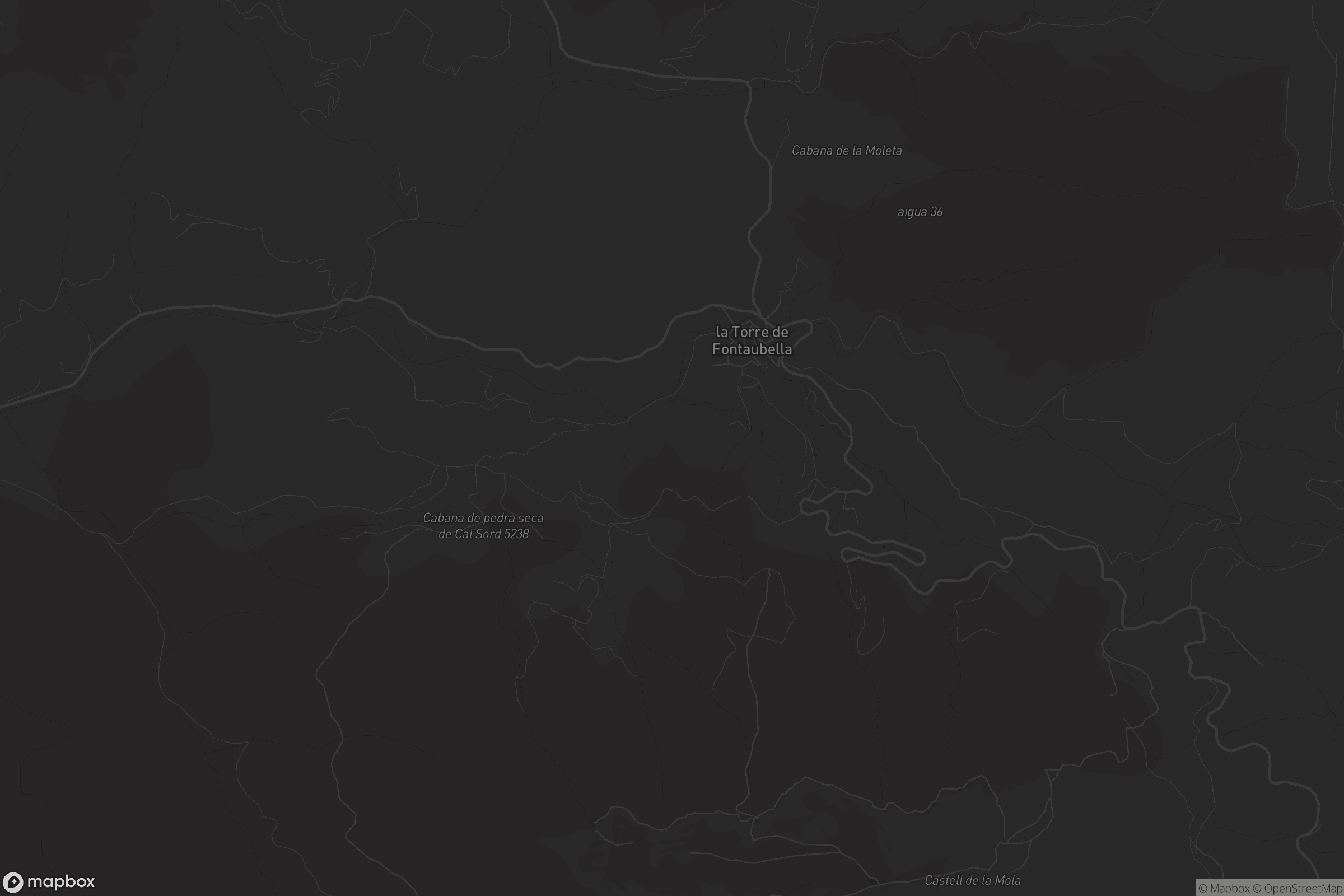 Mapa de la Torre de Fontaubella