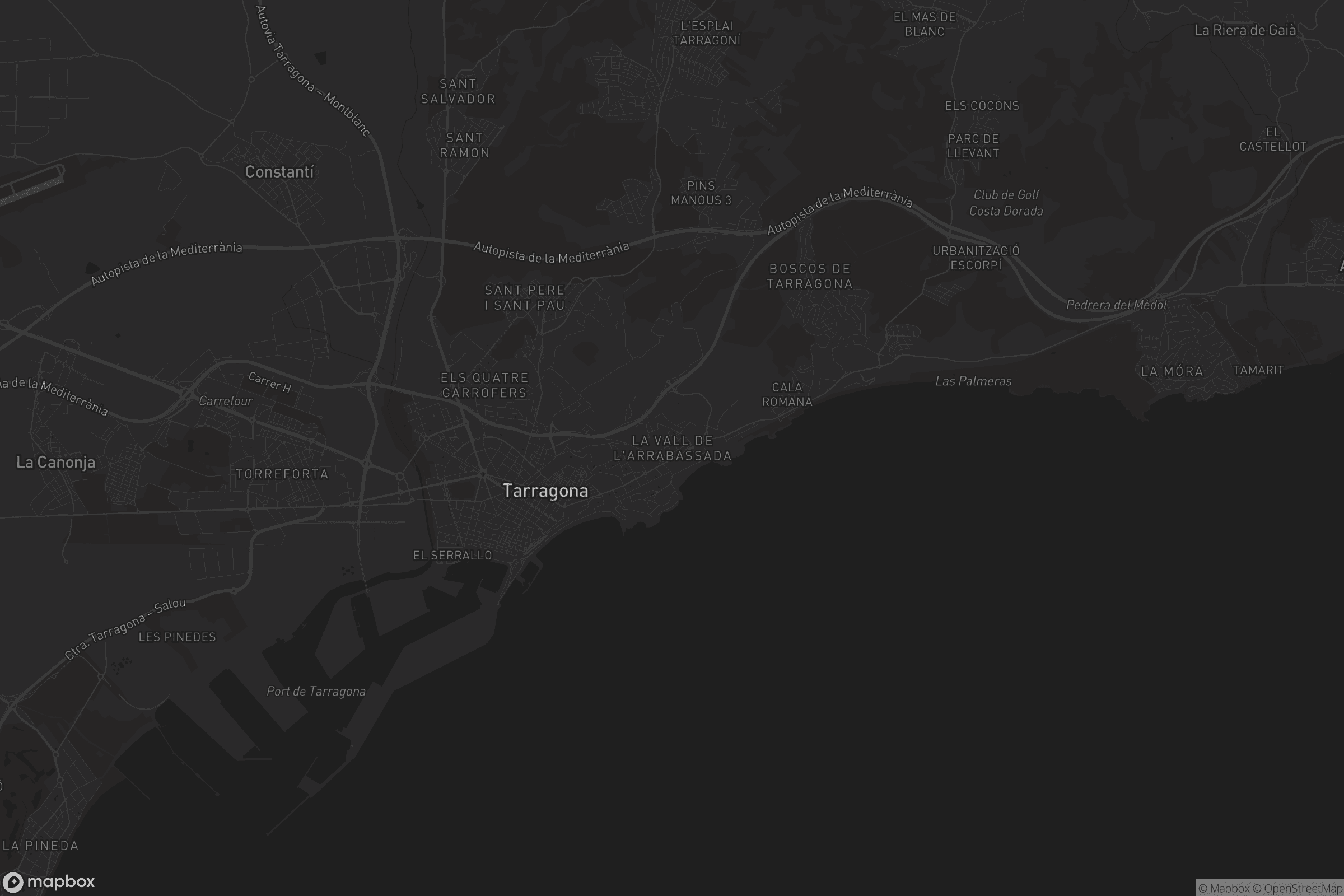 Mapa de la Vall de l'Arrabassada