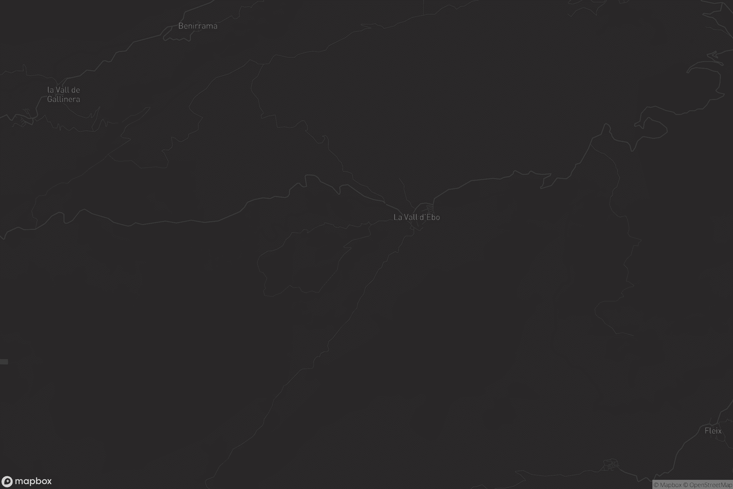 Mapa de la Vall d'Ebo