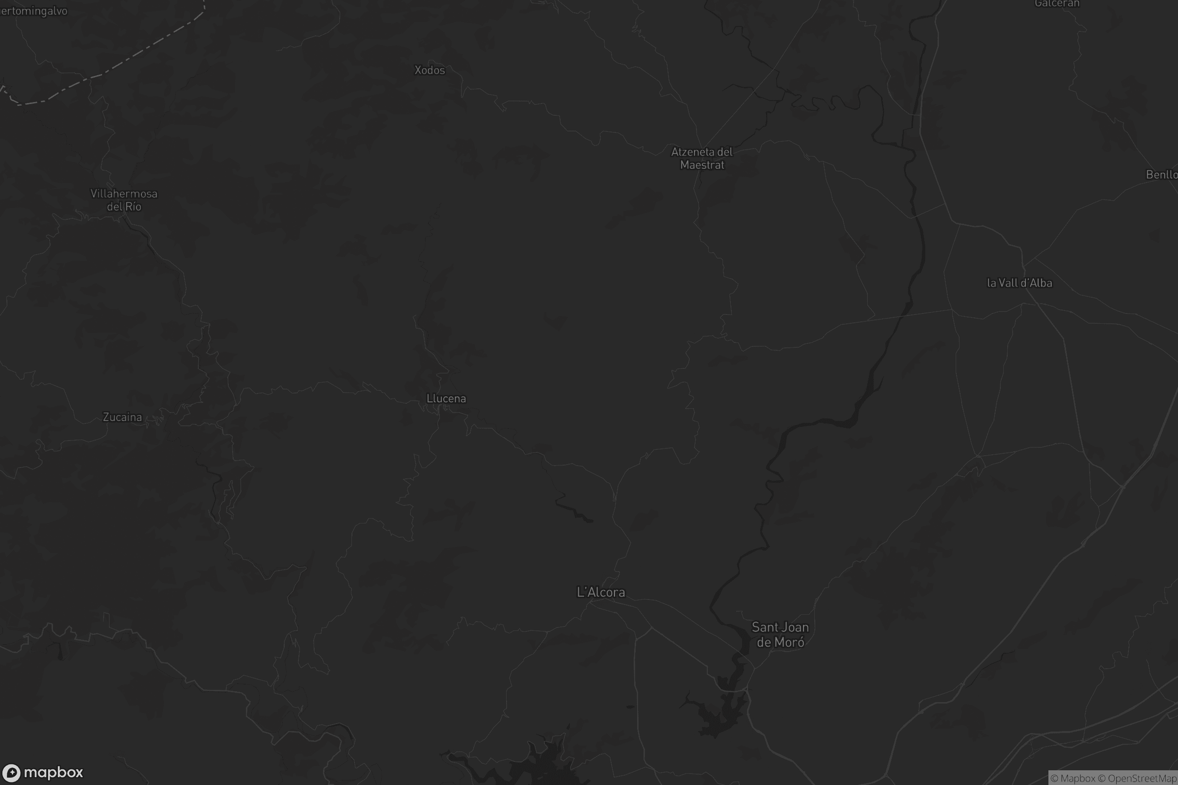 Mapa de l'Alcalatén