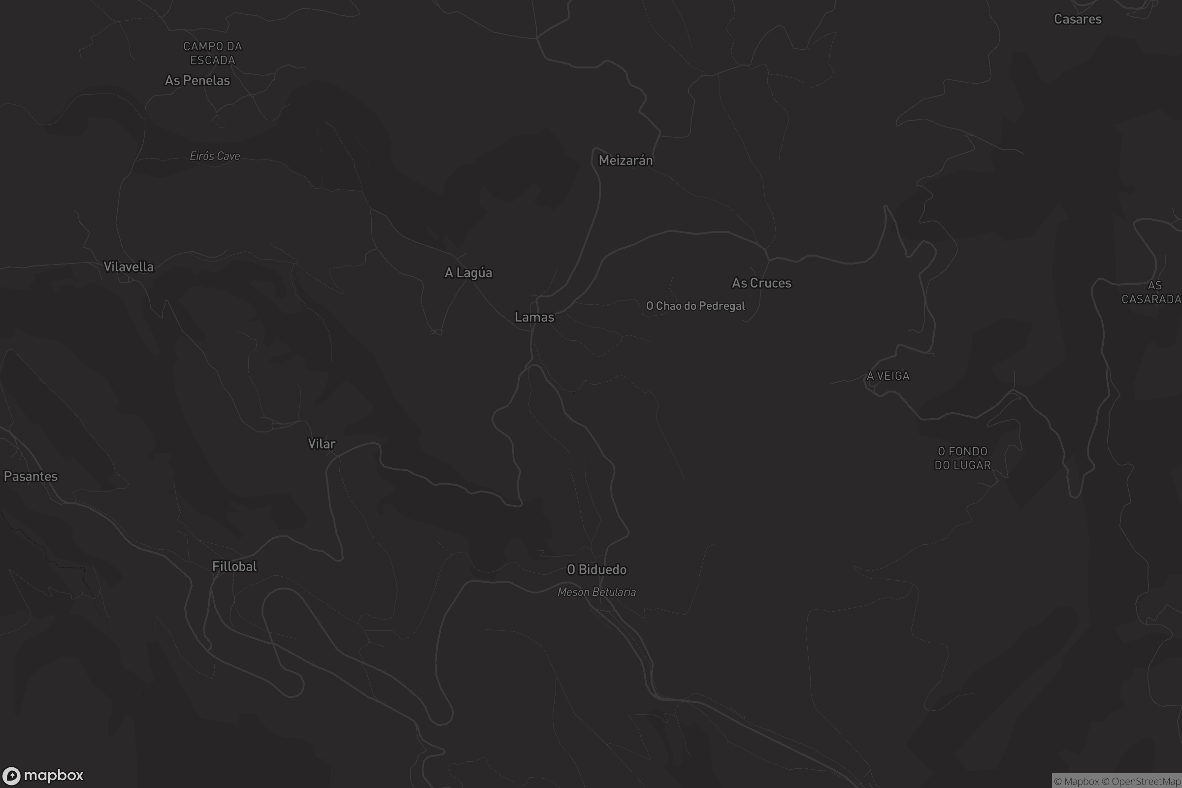 Mapa de Lamas do Biduedo