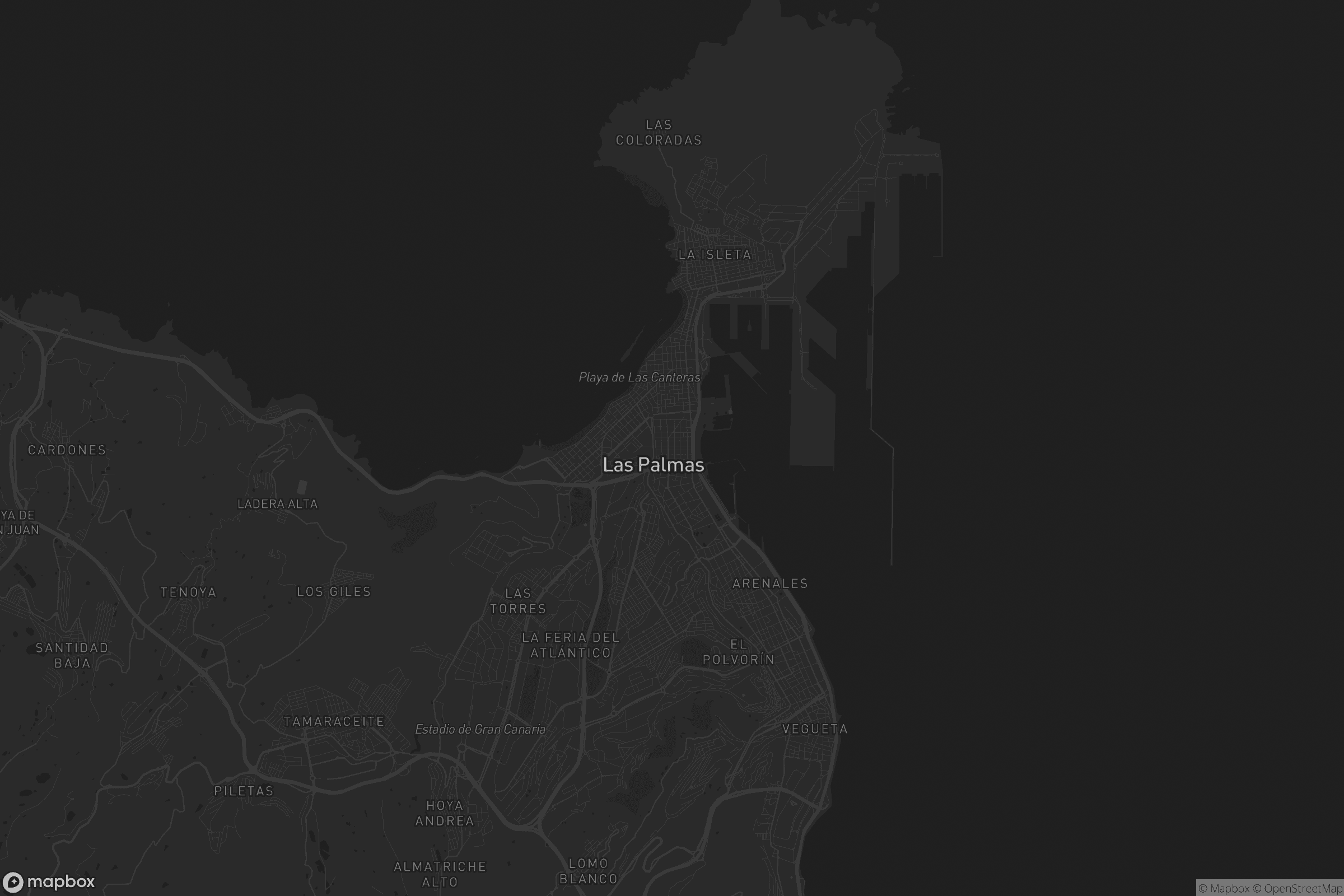 Mapa de Las Alcaravaneras