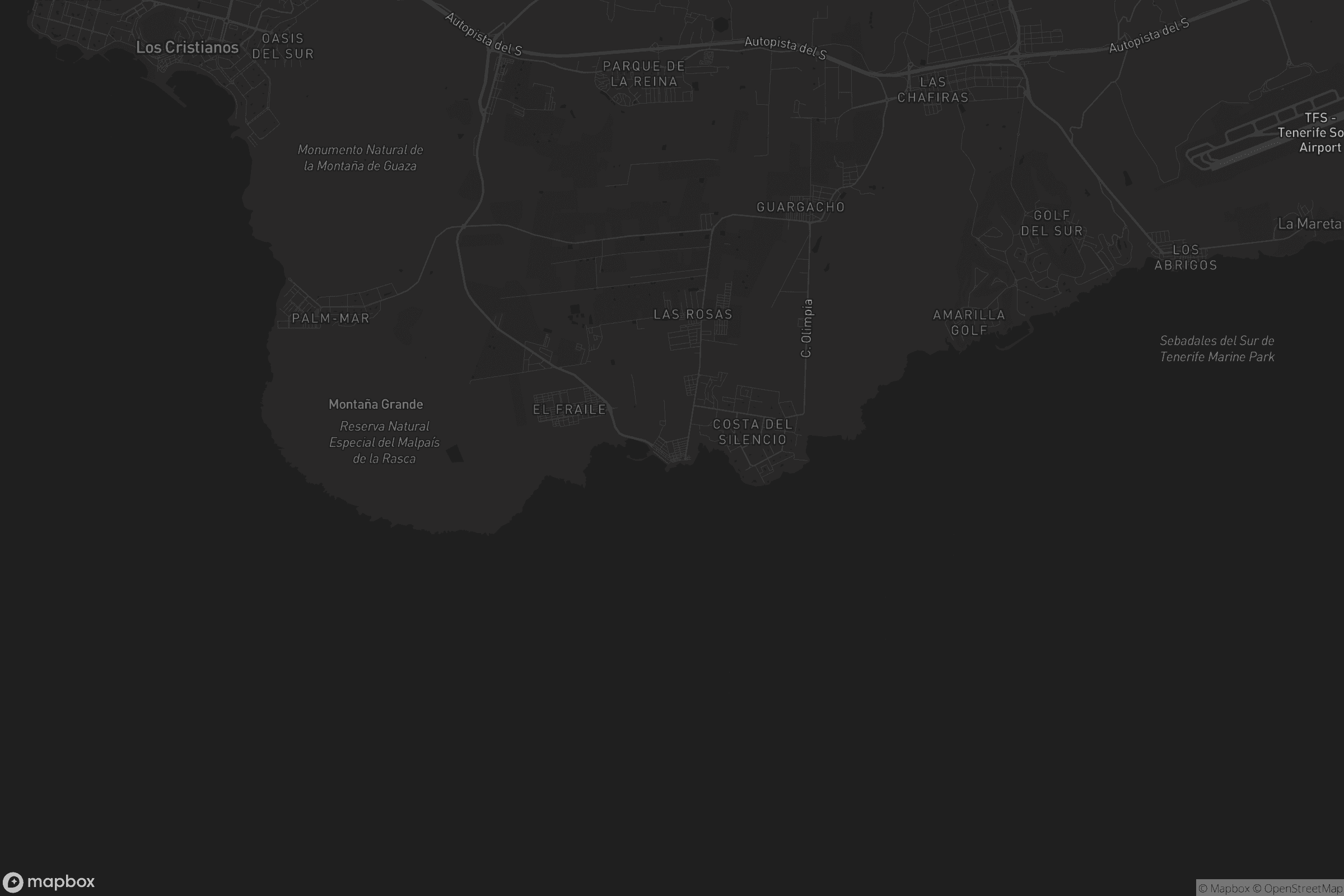 Mapa de Las Galletas