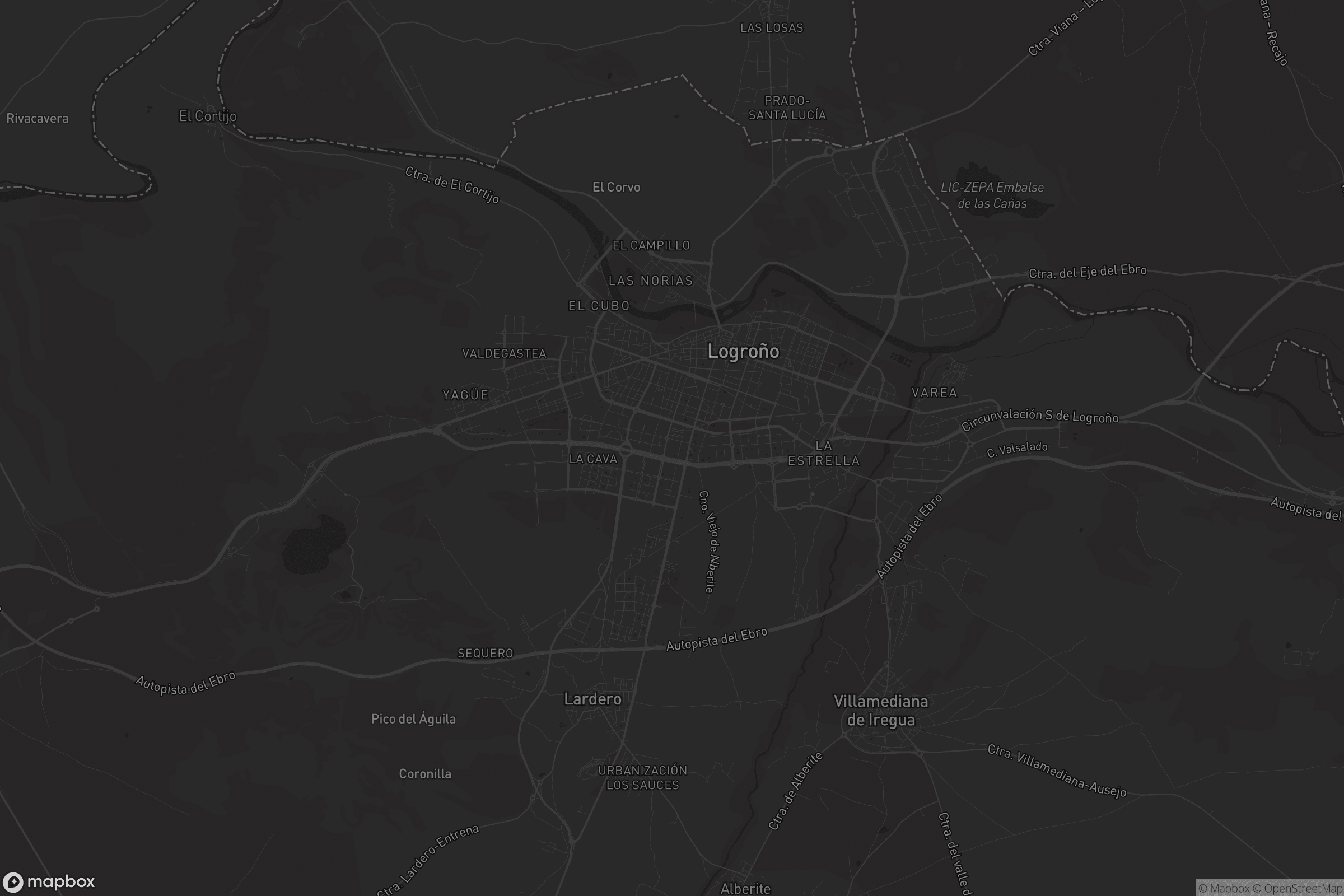 Mapa de Las Gaunas