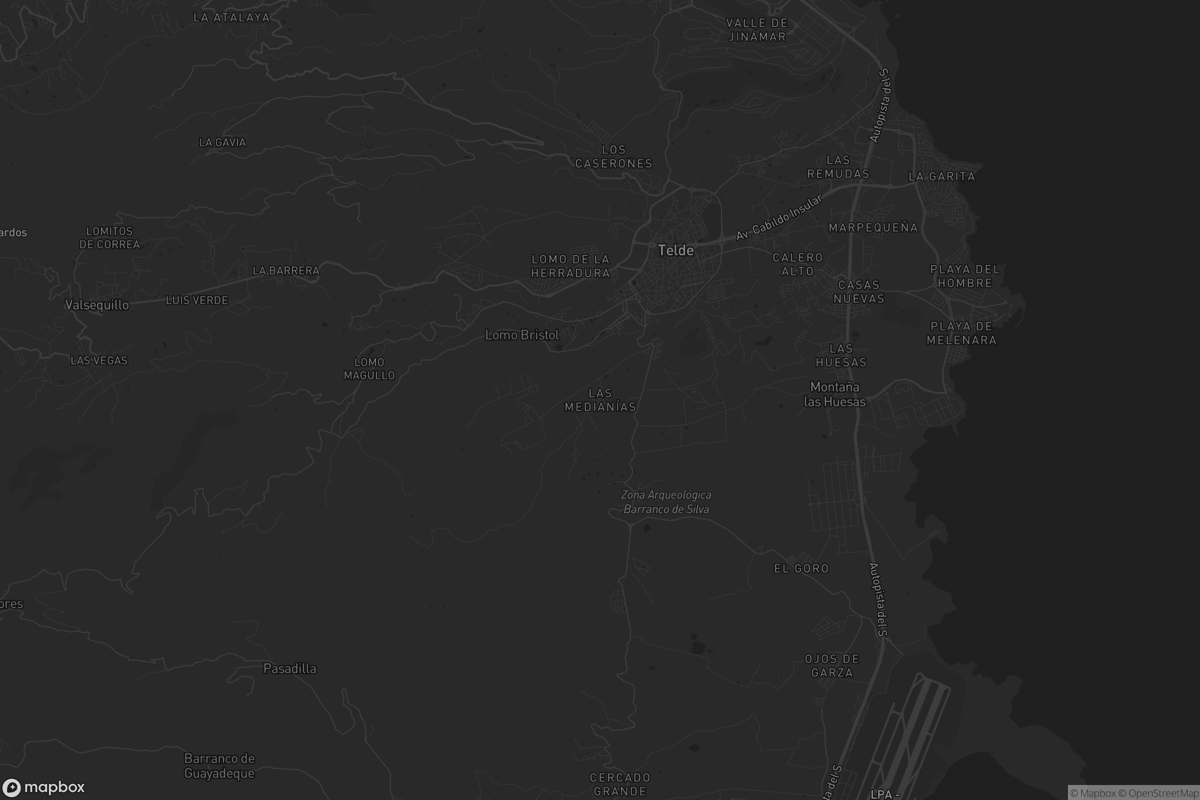 Mapa de Las Medianías