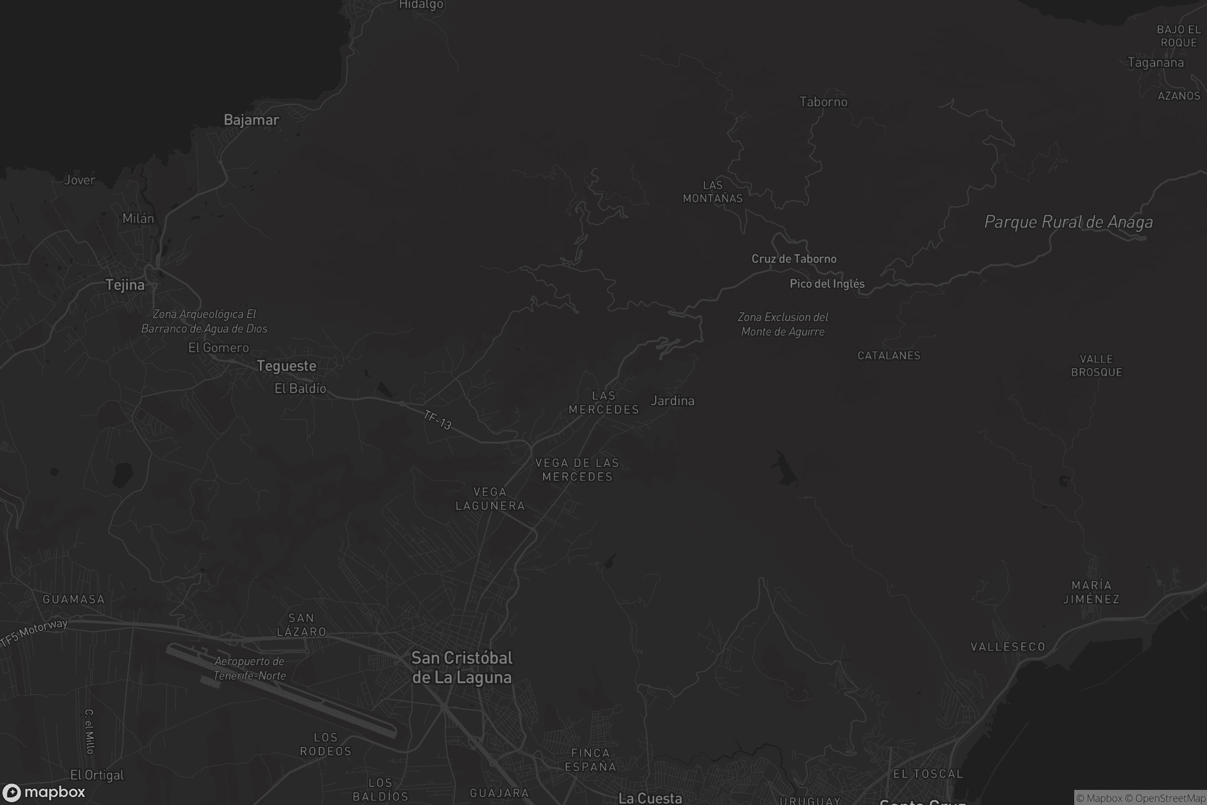 Mapa de Las Mercedes