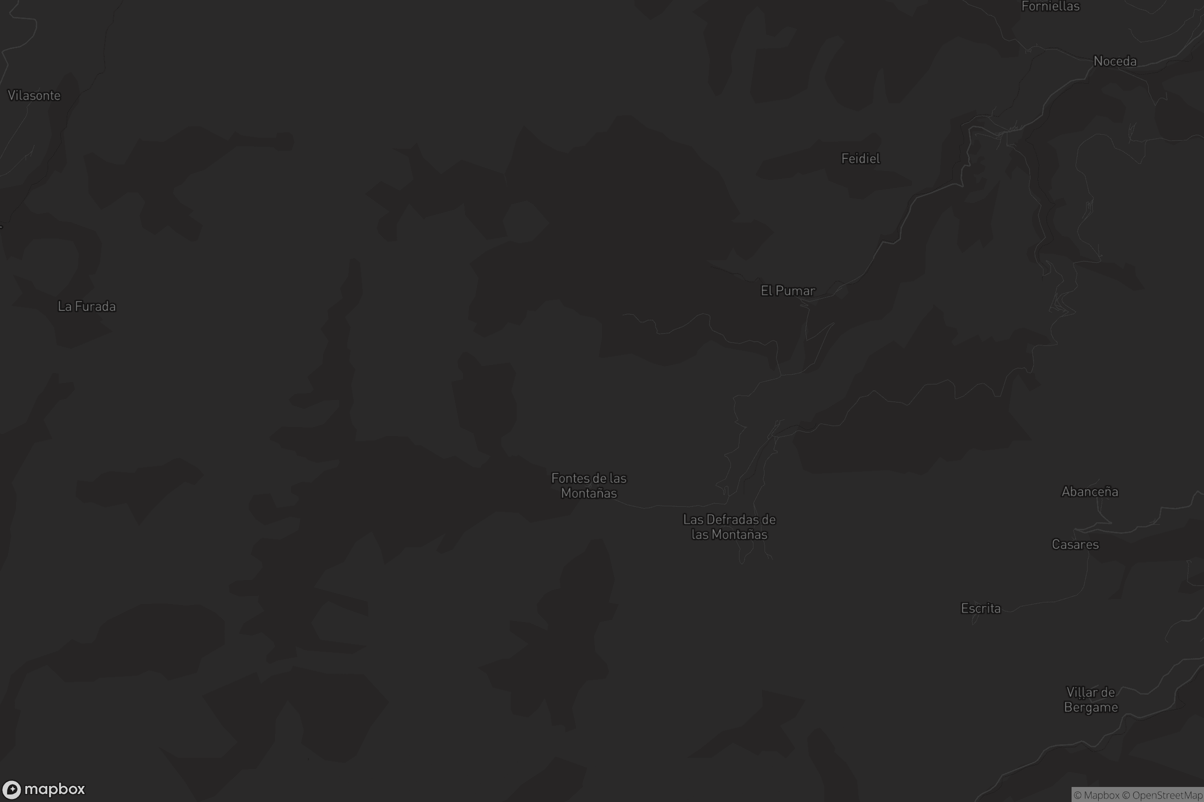 Mapa de Las Montañas