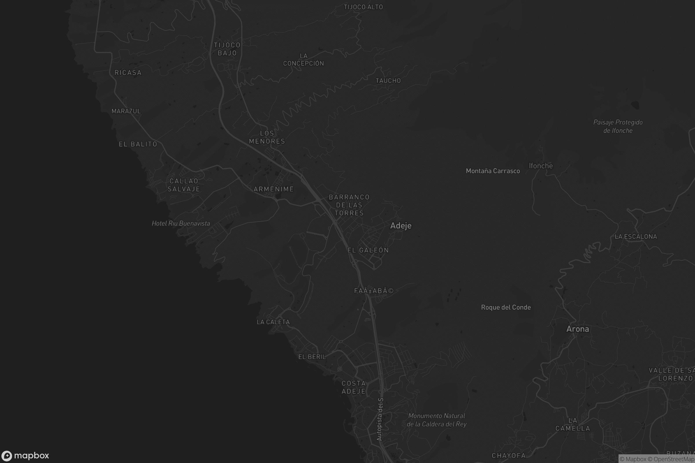 Mapa de Las Nieves