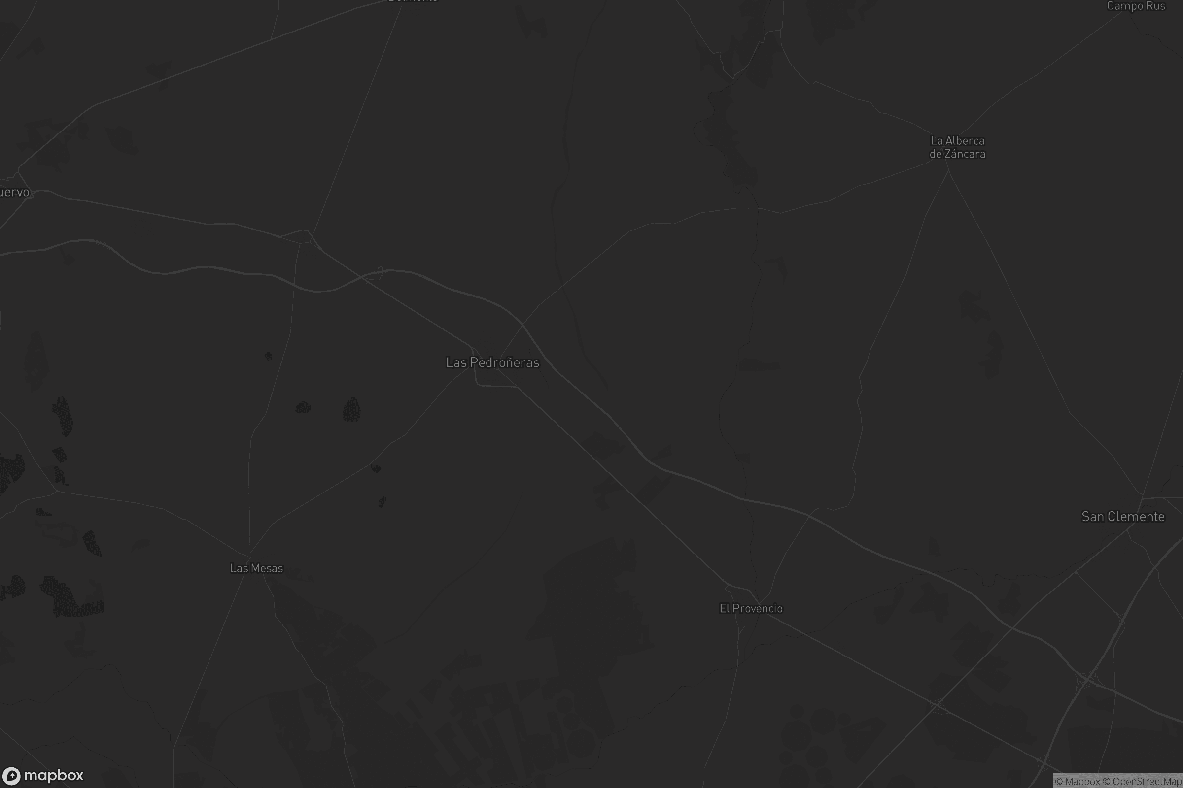 Mapa de Las Pedroñeras