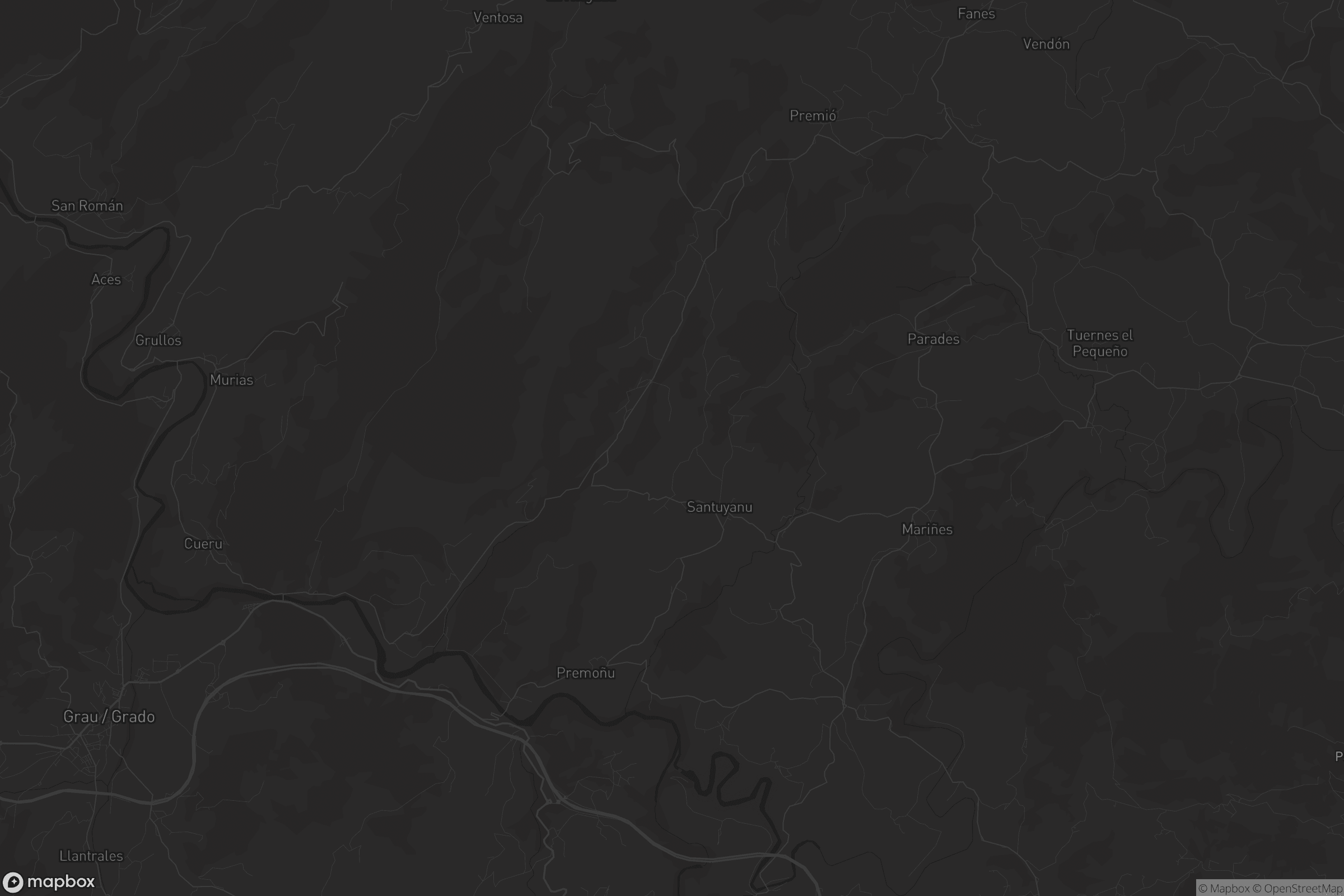 Mapa de Las Regueras