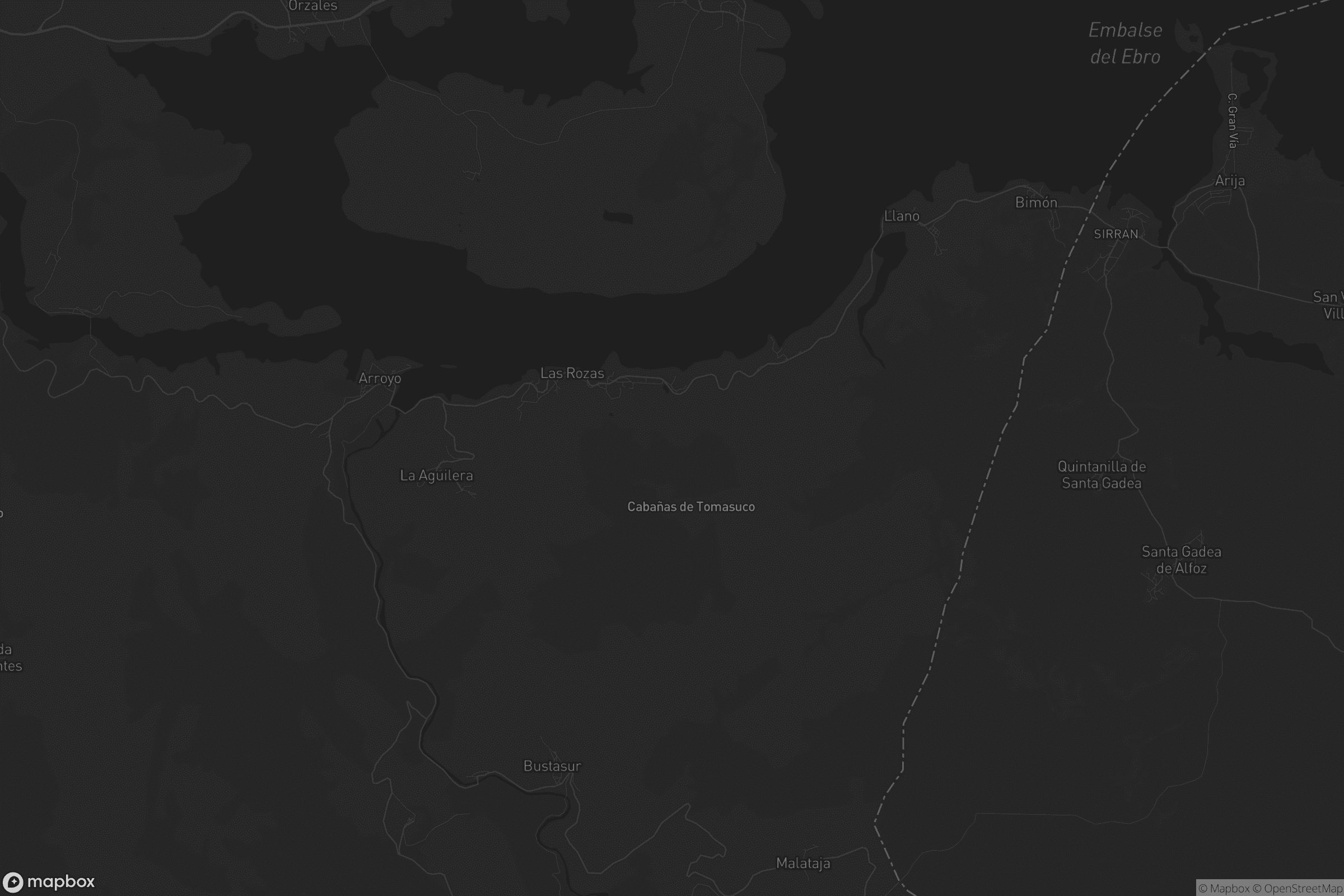 Mapa de Las Rozas de Valdearroyo