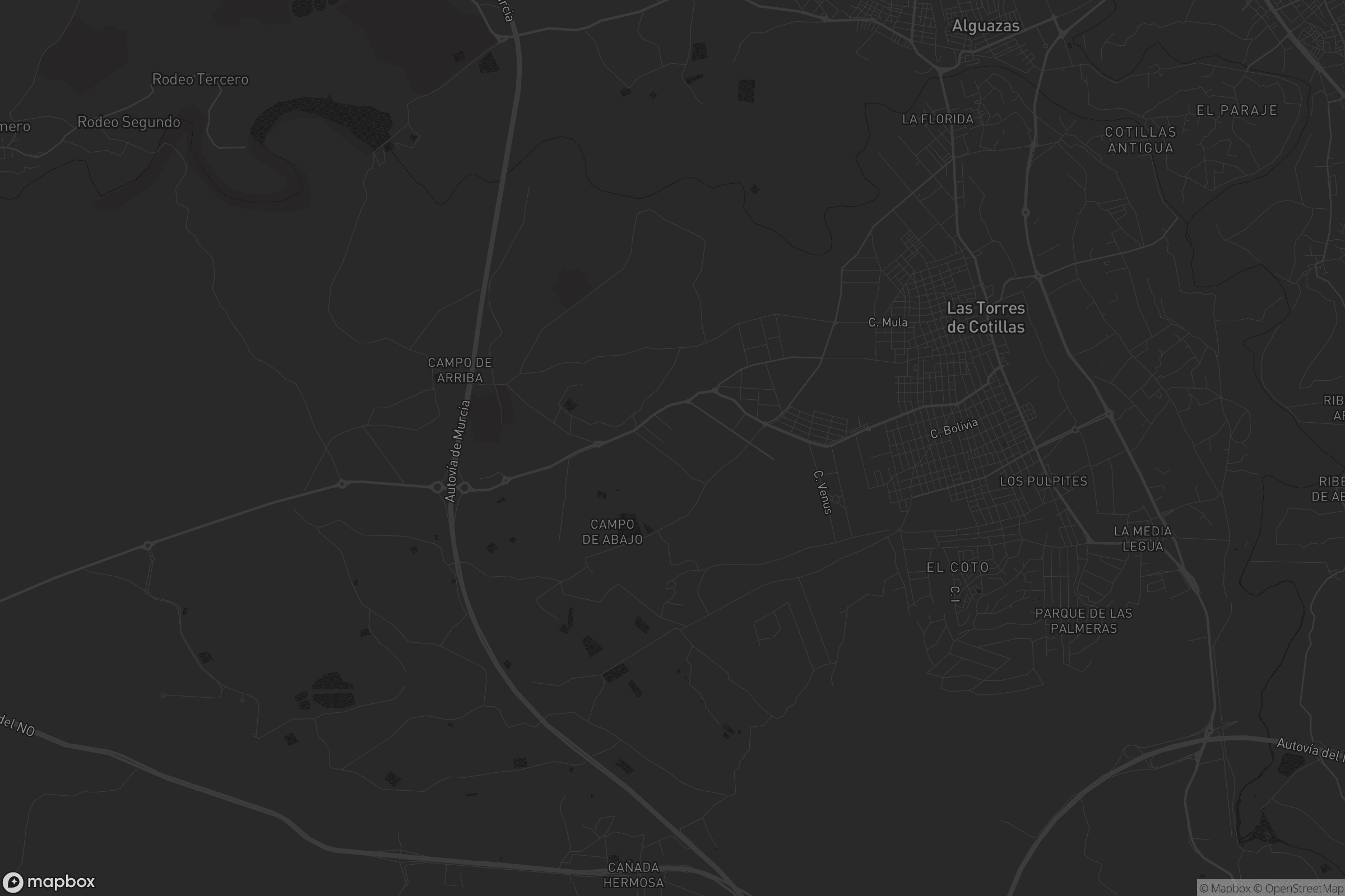 Mapa de Las Torres de Cotillas