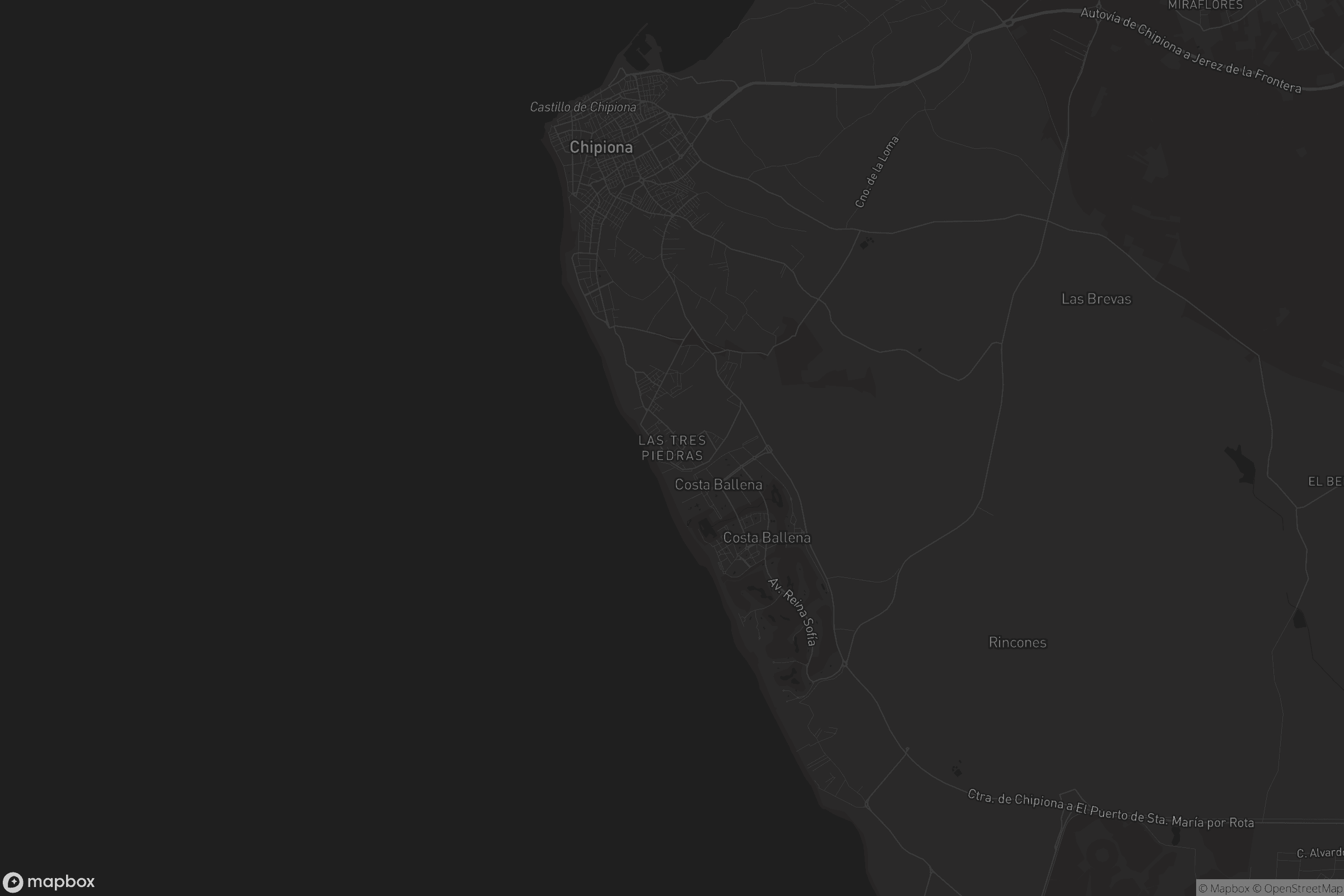 Mapa de Las Tres Piedras
