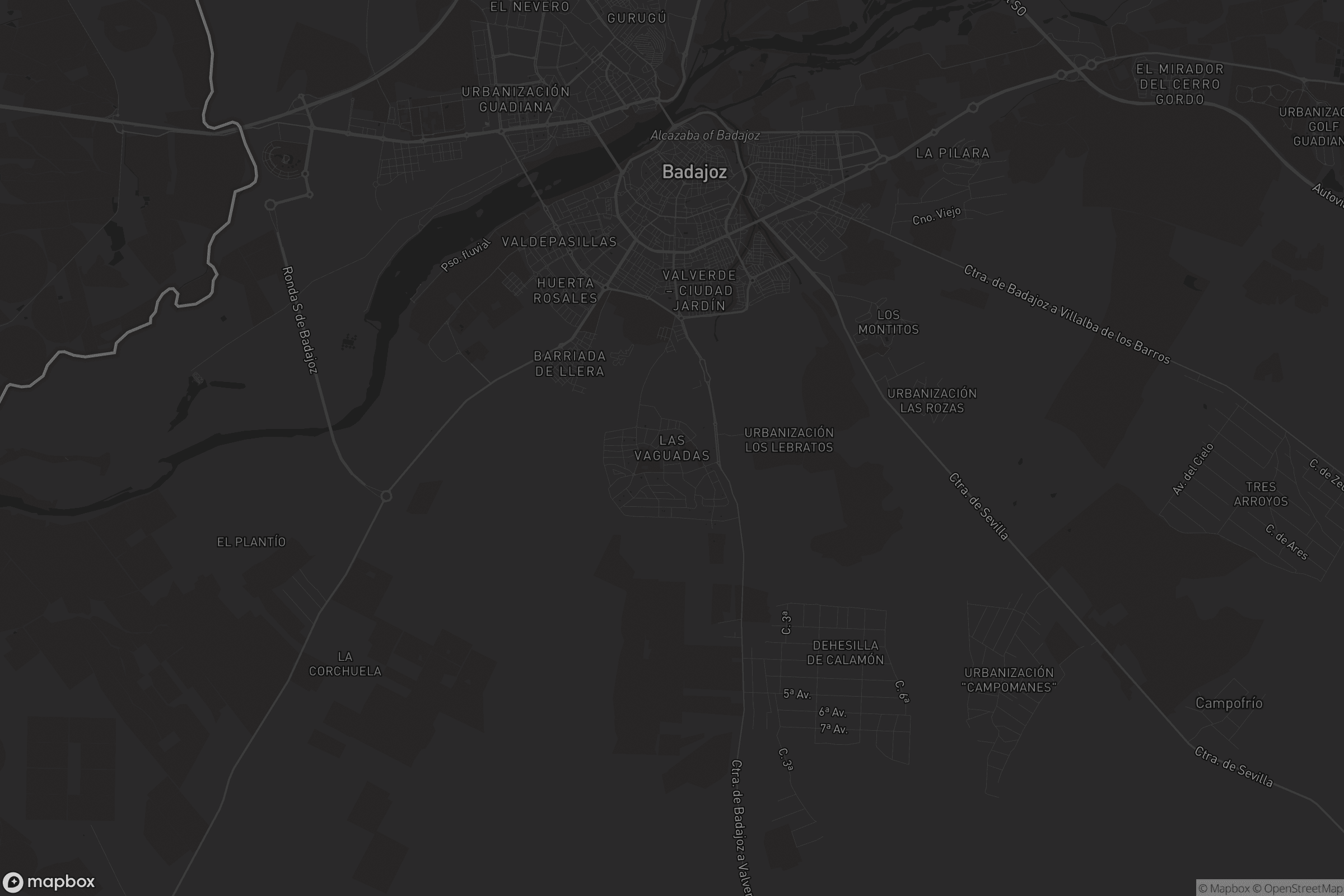 Mapa de Las Vaguadas