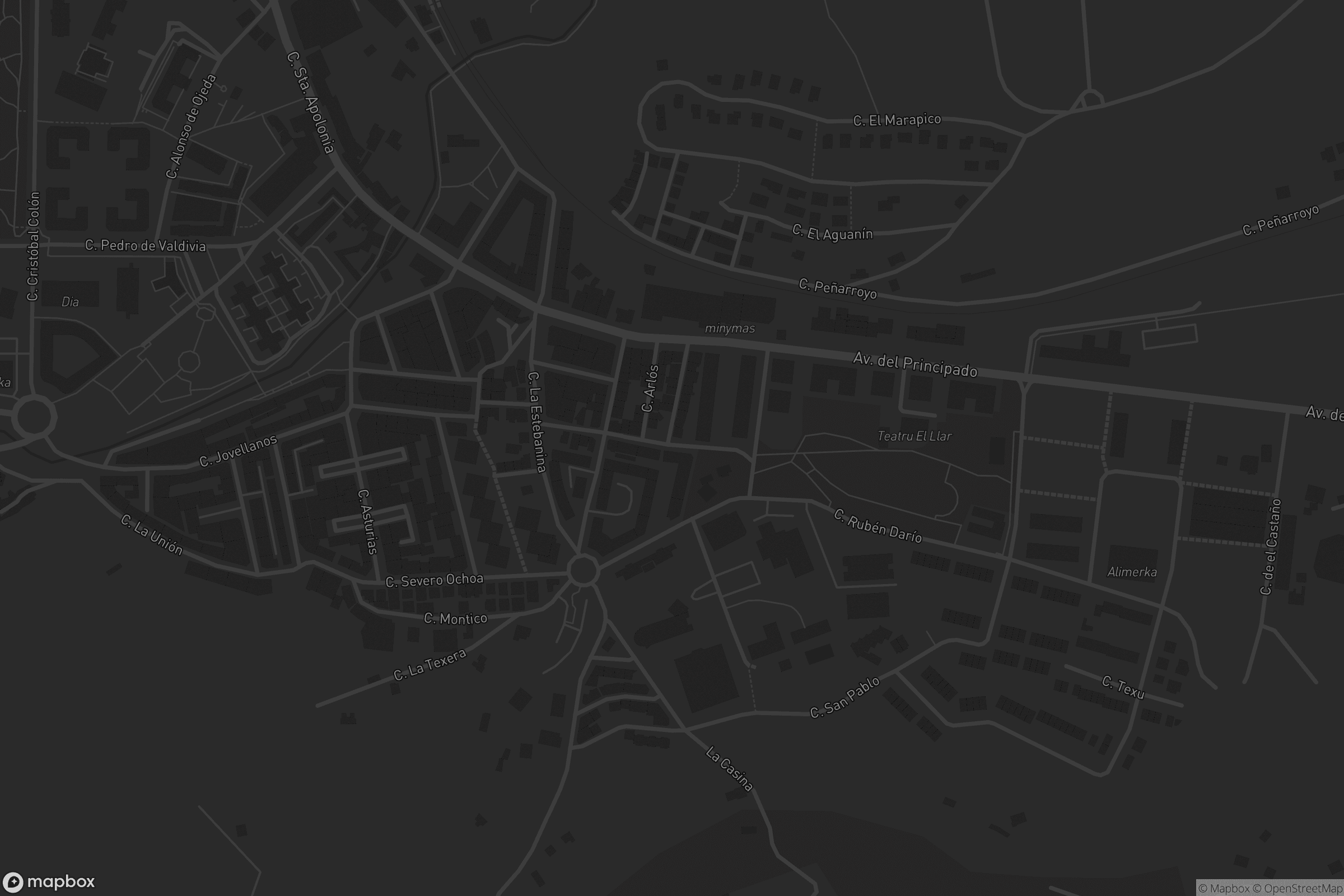 Mapa de Las Vegas / Les Vegues