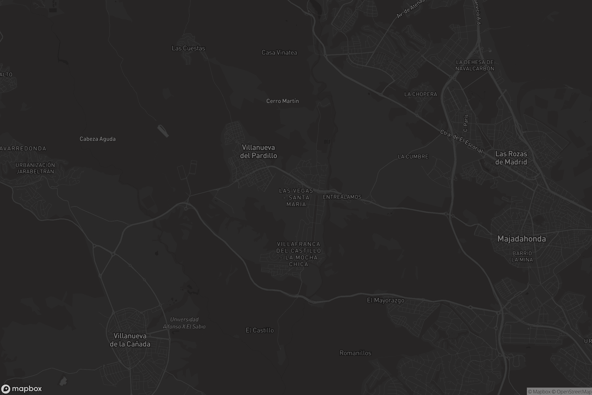 Mapa de Las Vegas - Santa María