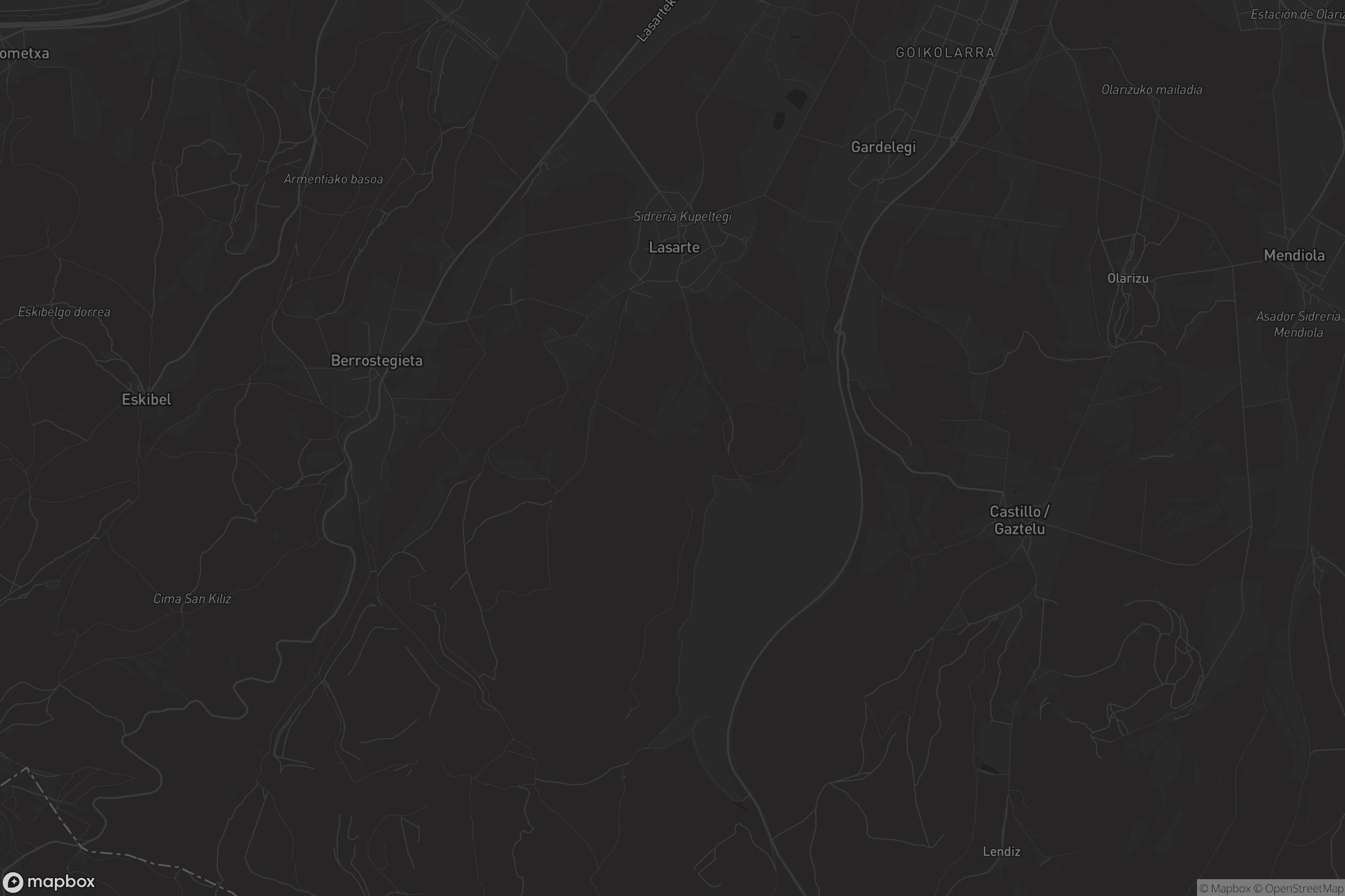 Mapa de Lasarte