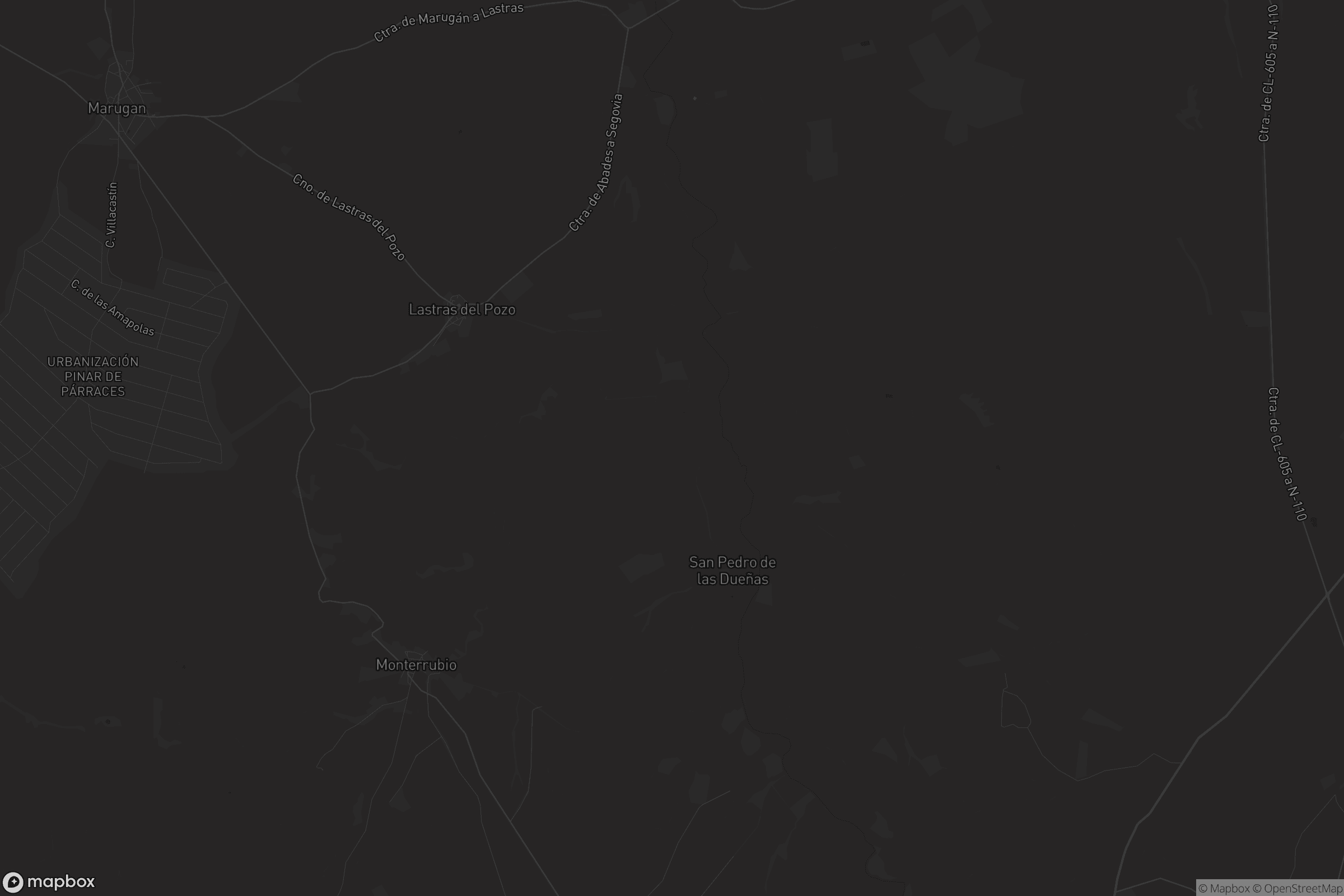 Mapa de Lastras del Pozo