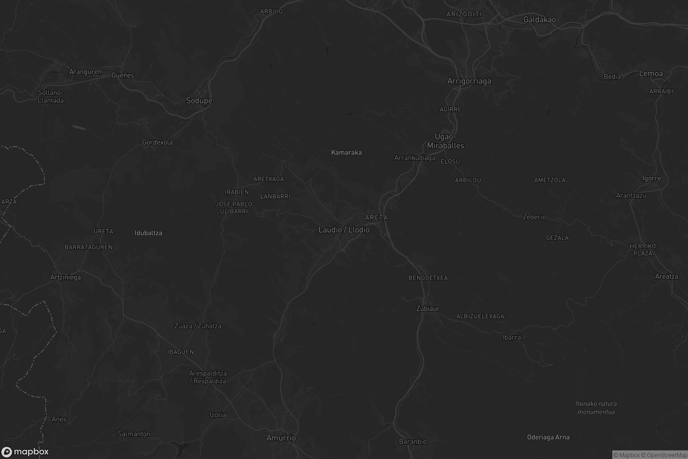 Mapa de Laudio / Llodio