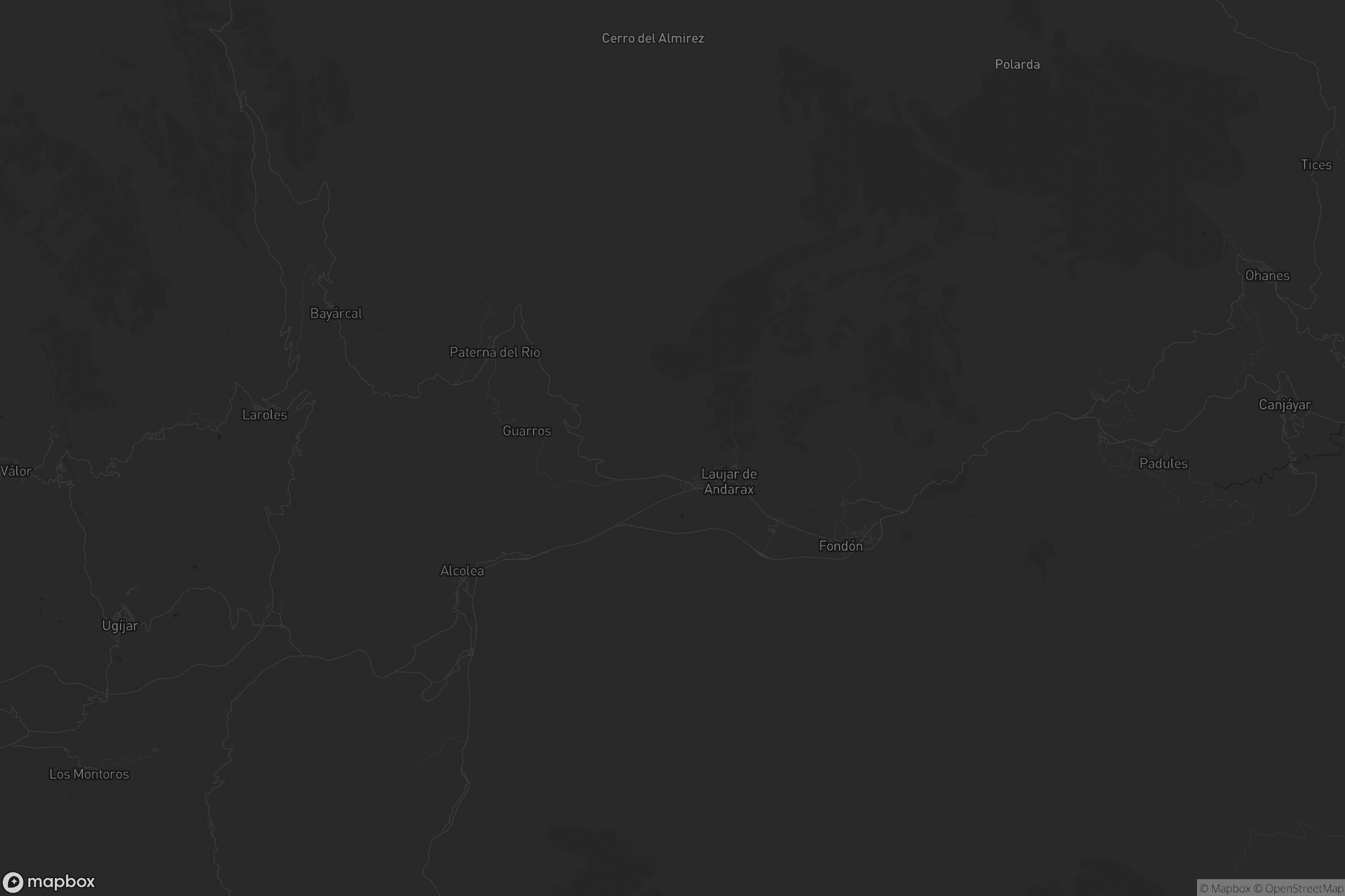 Mapa de Laujar de Andarax