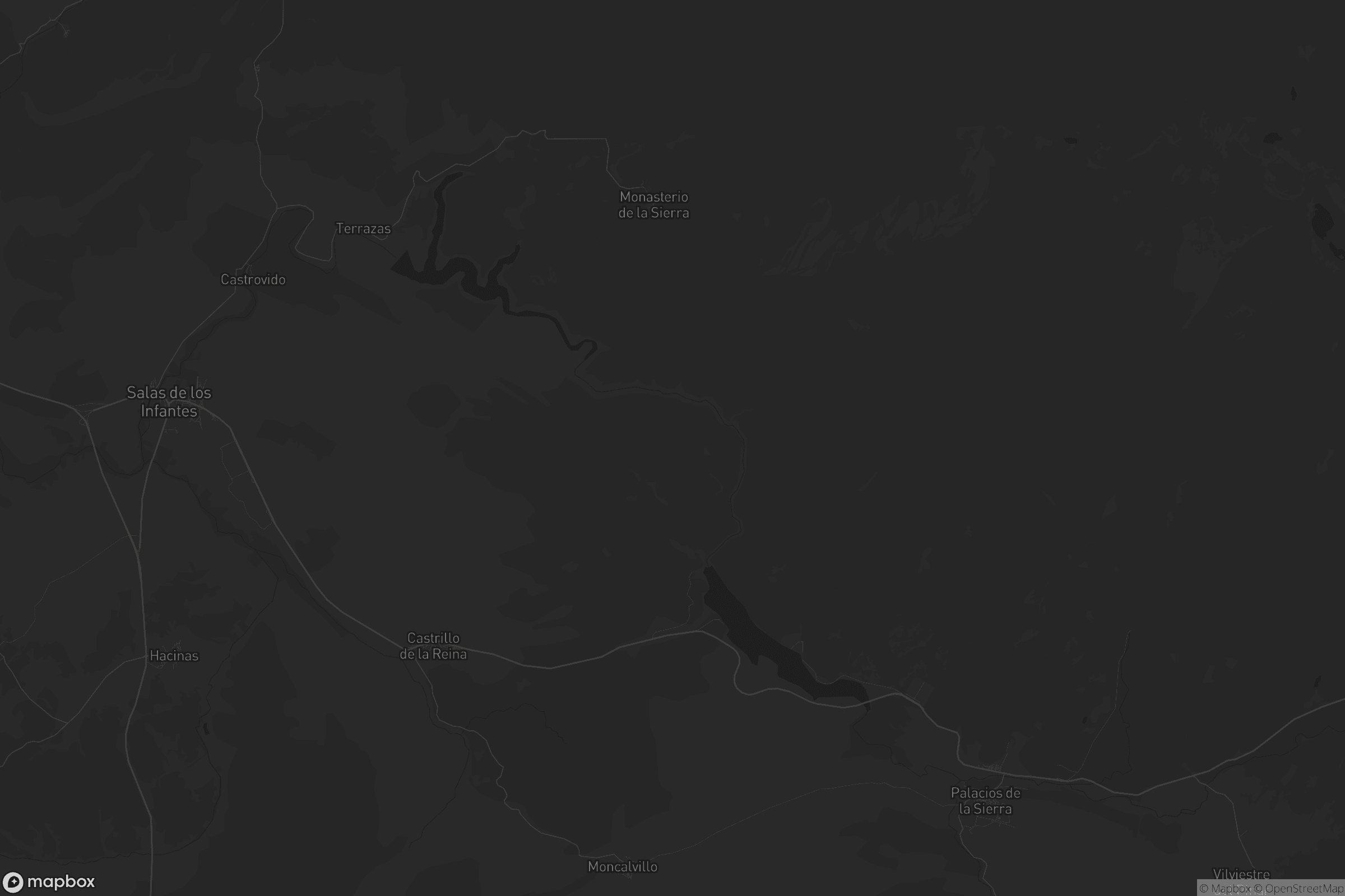 Mapa de Ledanía de Castrillo de la Reina, Hacinas y Salas de los Infantes