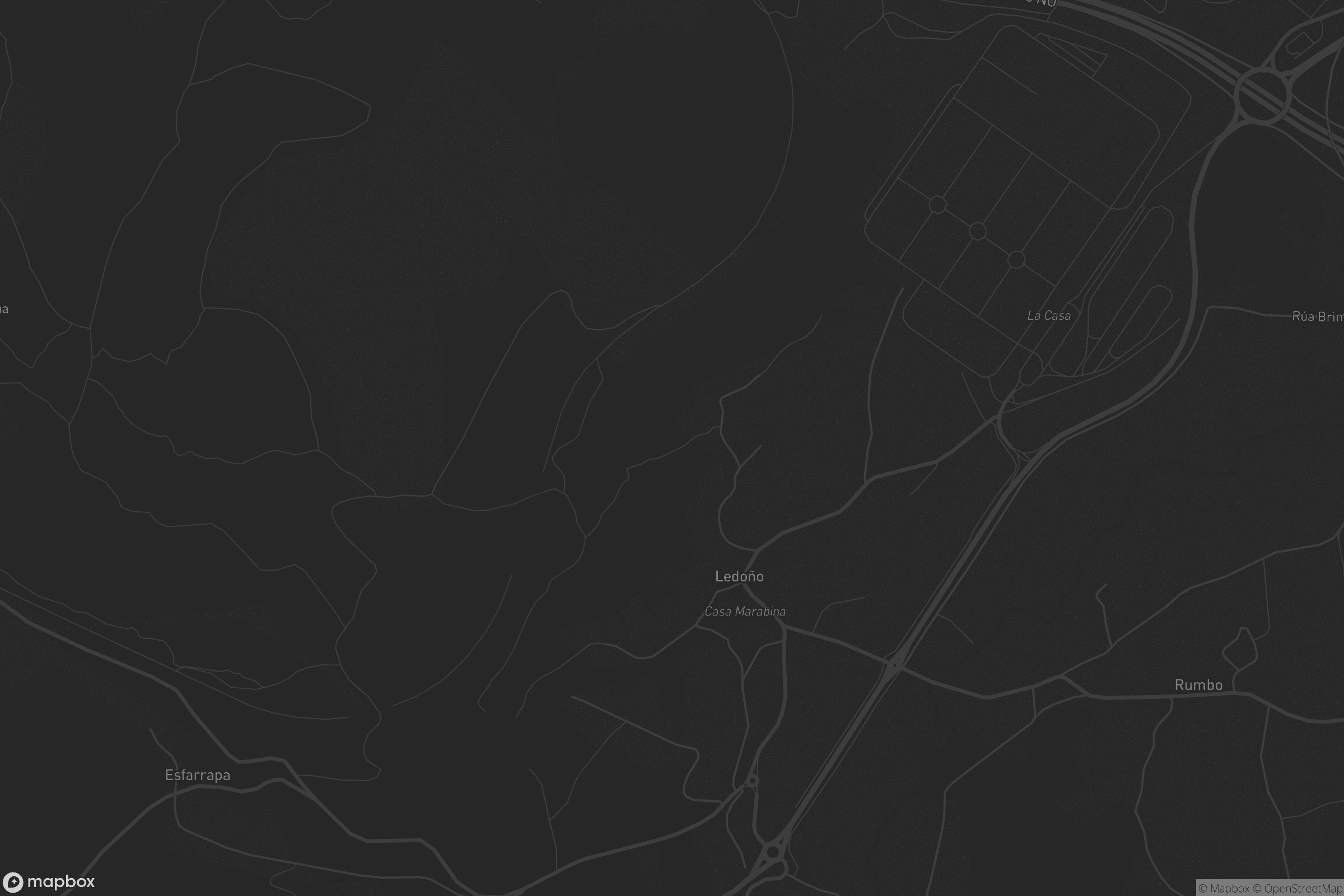 Mapa de Ledoño