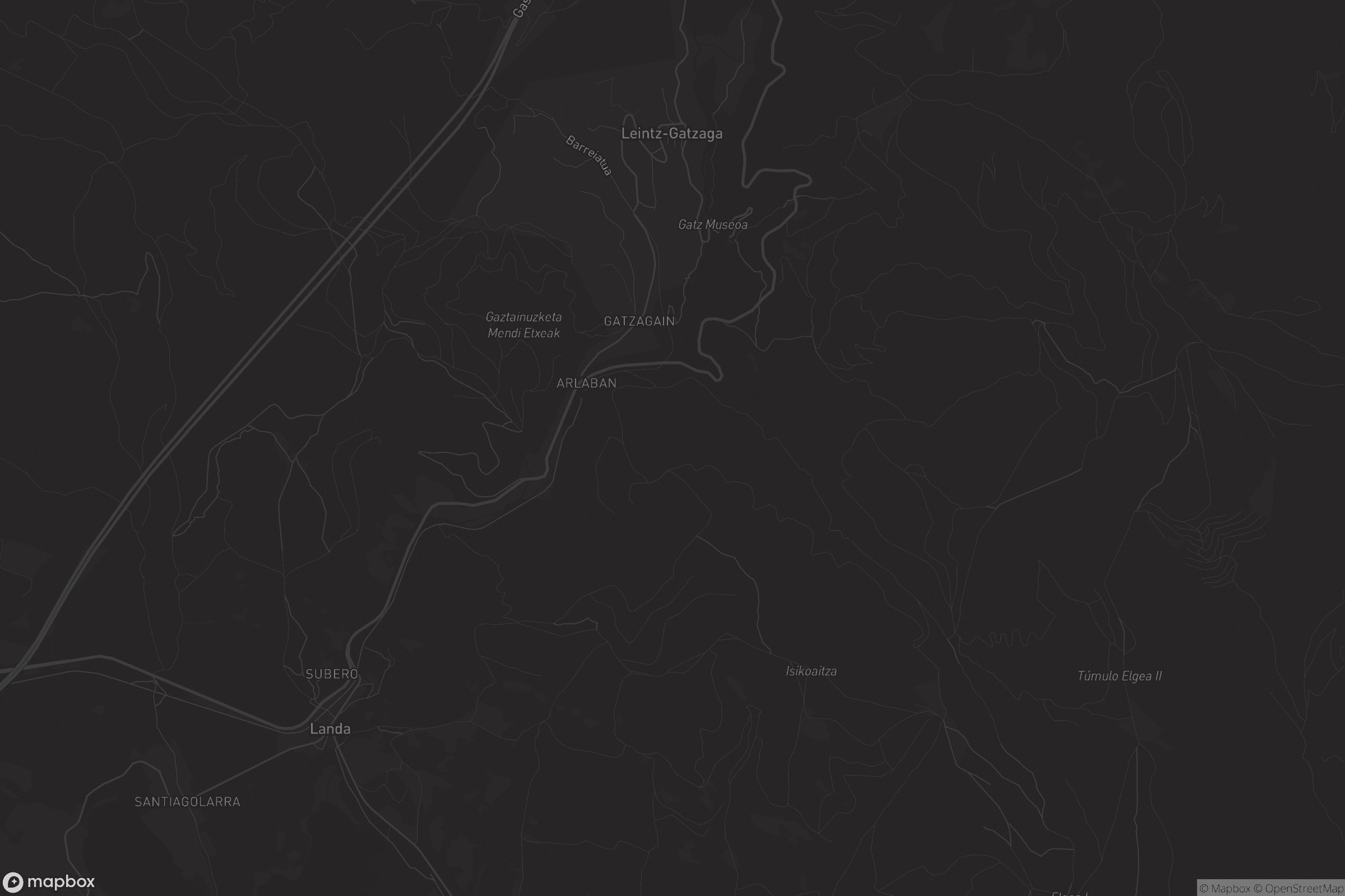 Mapa de Leintz-Gatzaga