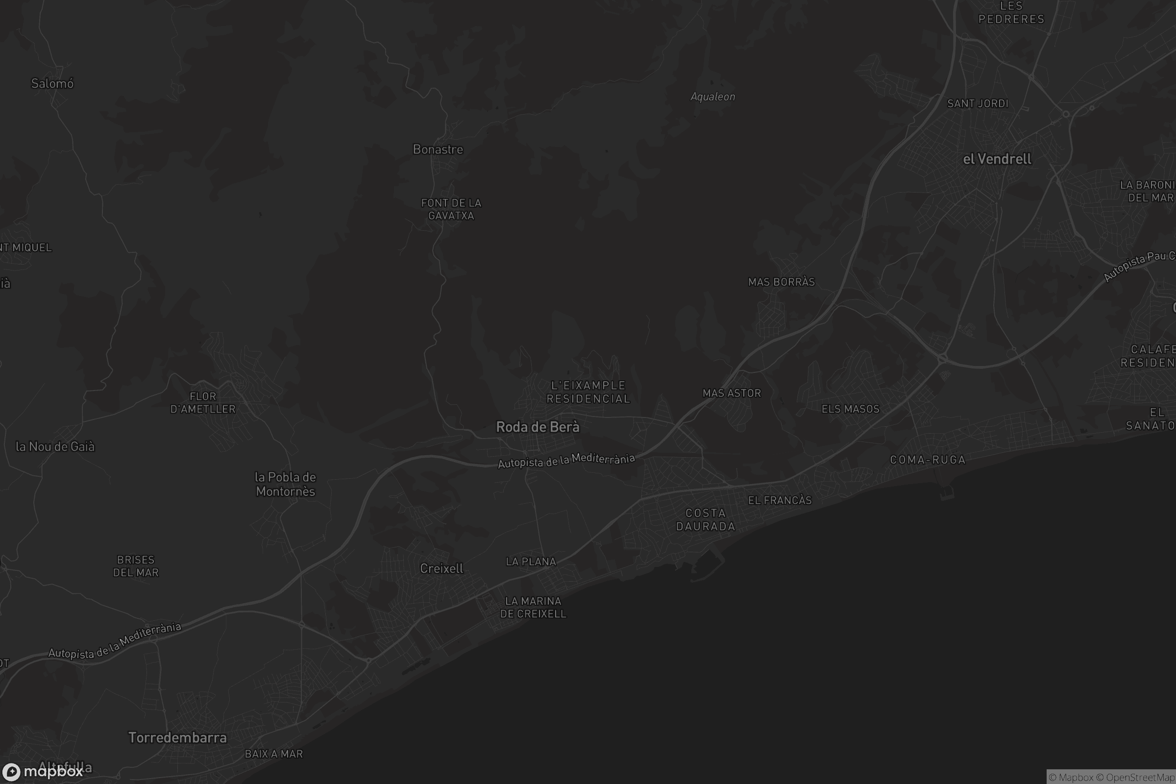 Mapa de l'Eixample Residencial