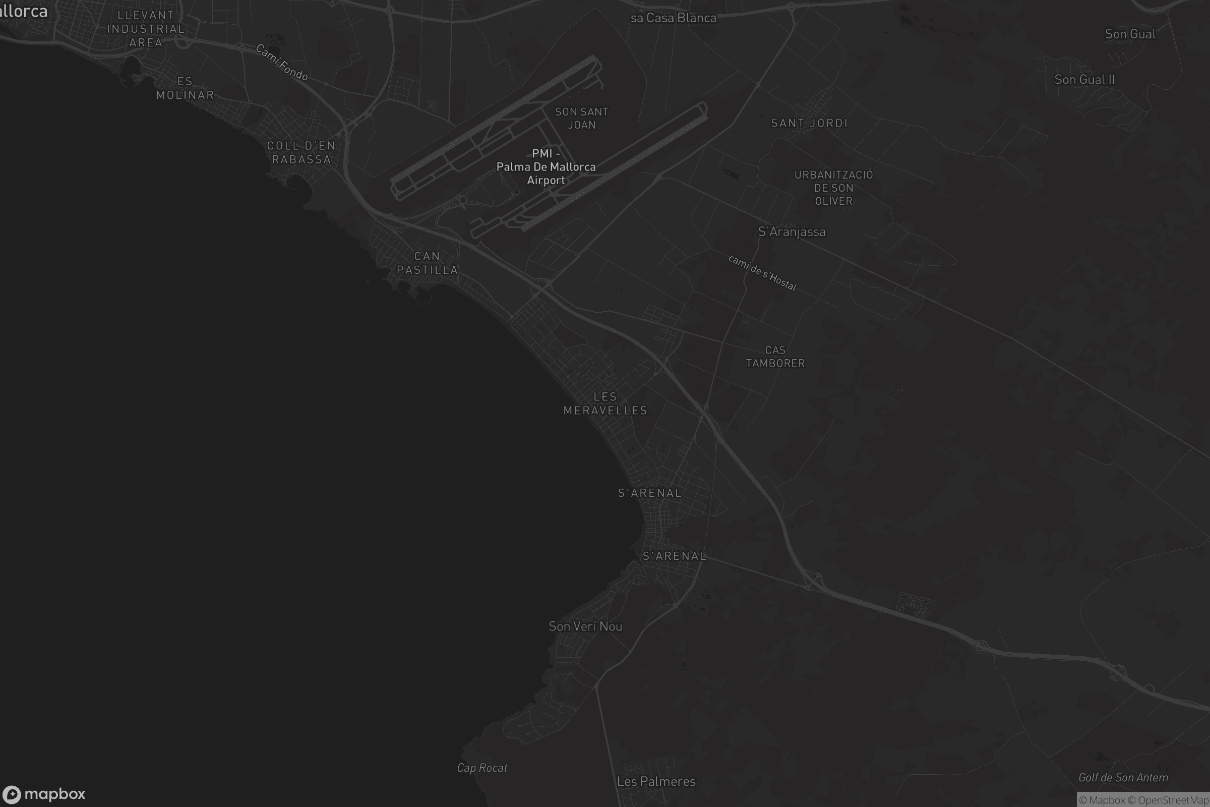 Mapa de Les Meravelles