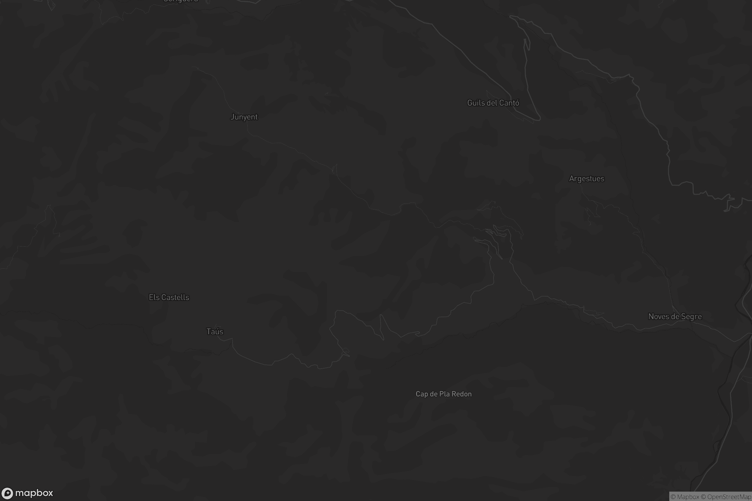 Mapa de les Valls d'Aguilar