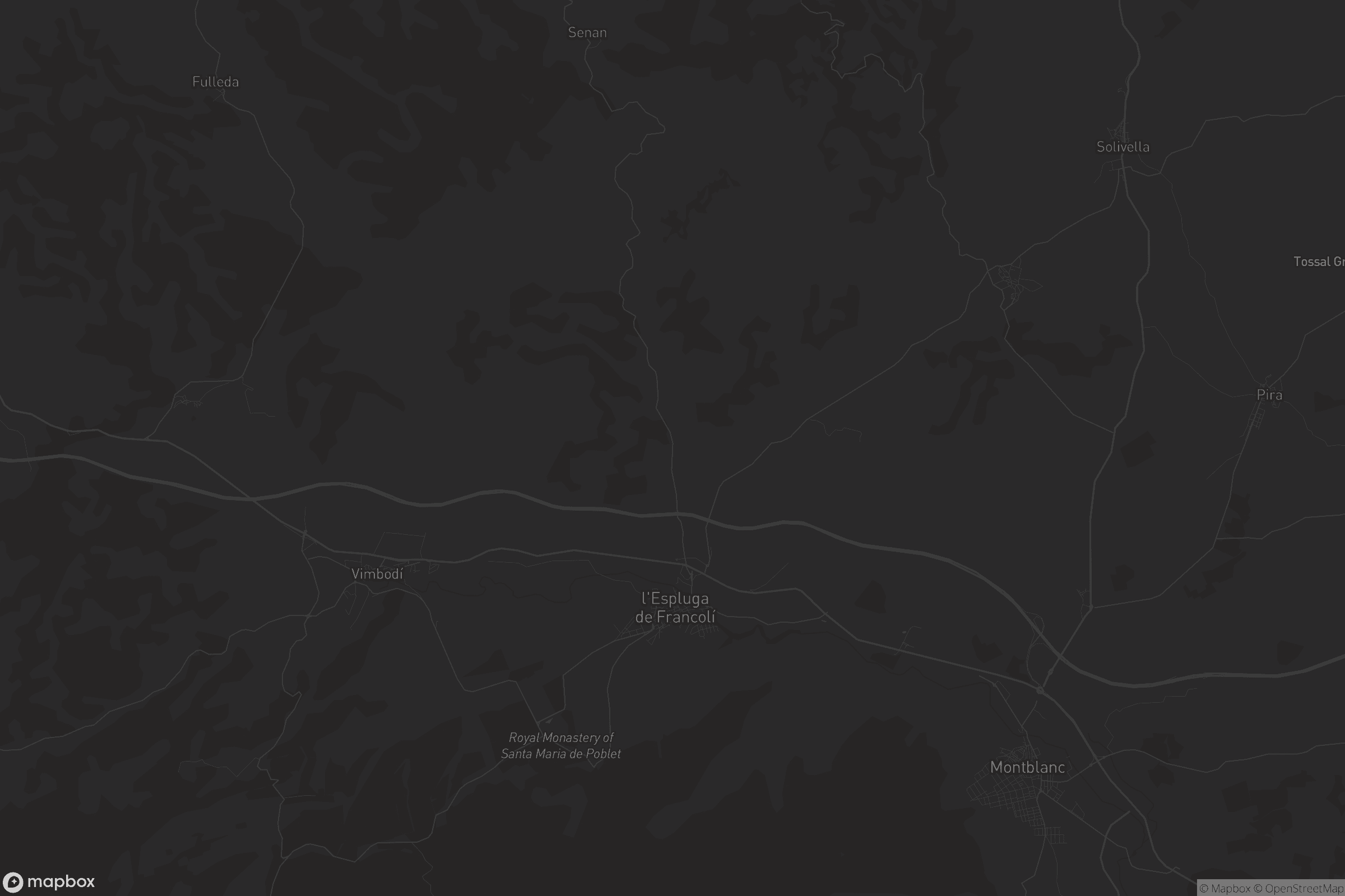 Mapa de l'Espluga de Francolí